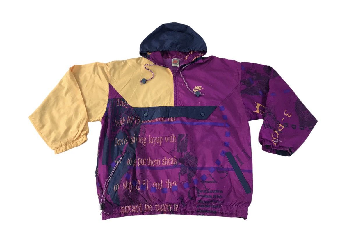 Nike × Sports Specialties × Vintage 90s 1992 Summer Nike Basketball Games Windbreaker Jacket Size US M / EU 48-50 / 2 - 1 Thumbnail