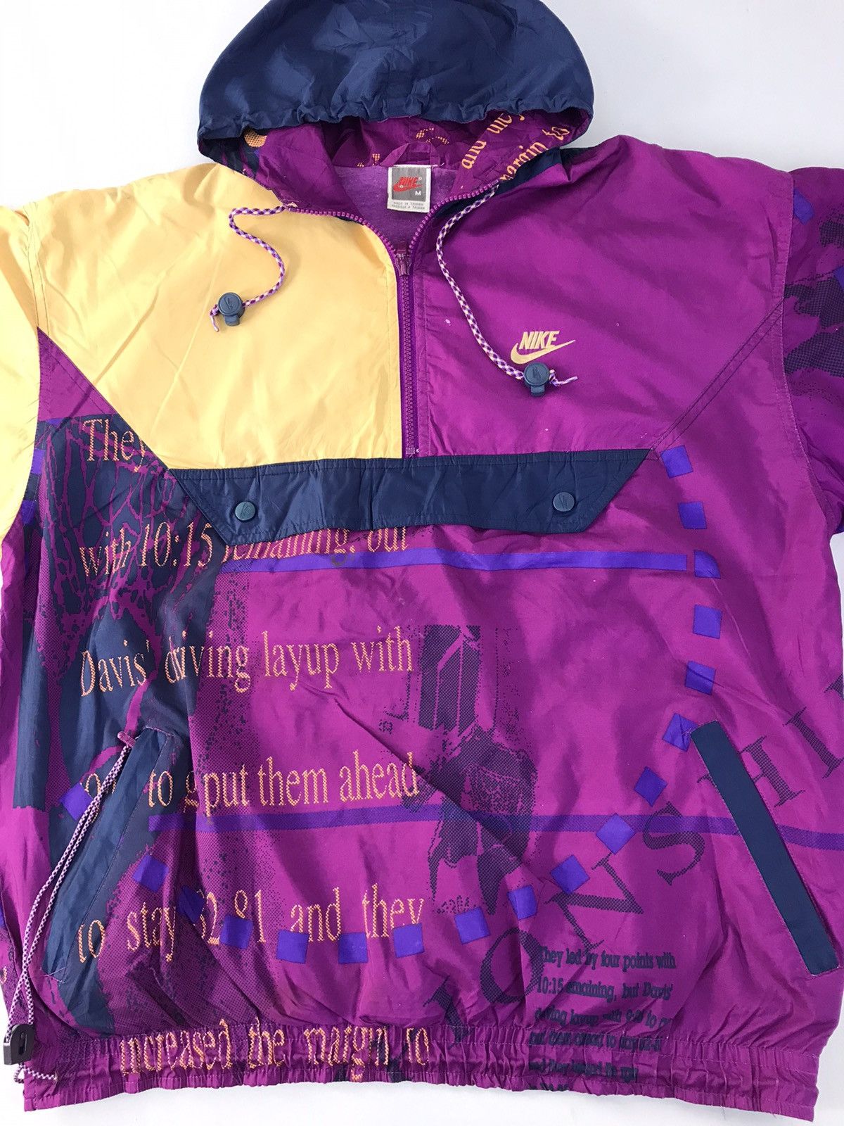 Nike × Sports Specialties × Vintage 90s 1992 Summer Nike Basketball Games Windbreaker Jacket Size US M / EU 48-50 / 2 - 4 Thumbnail