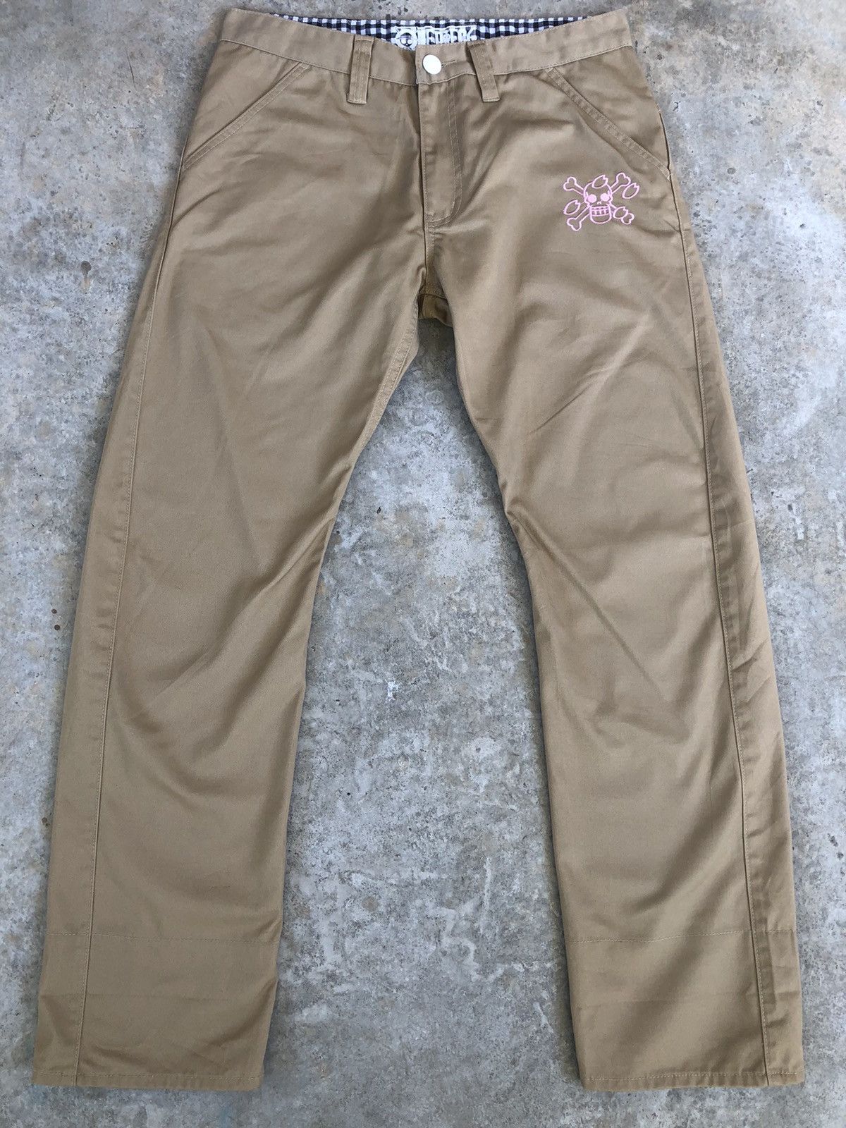 Japanese Brand One Piece X X Khaki Pants Size US 33 - 2 Thumbnail