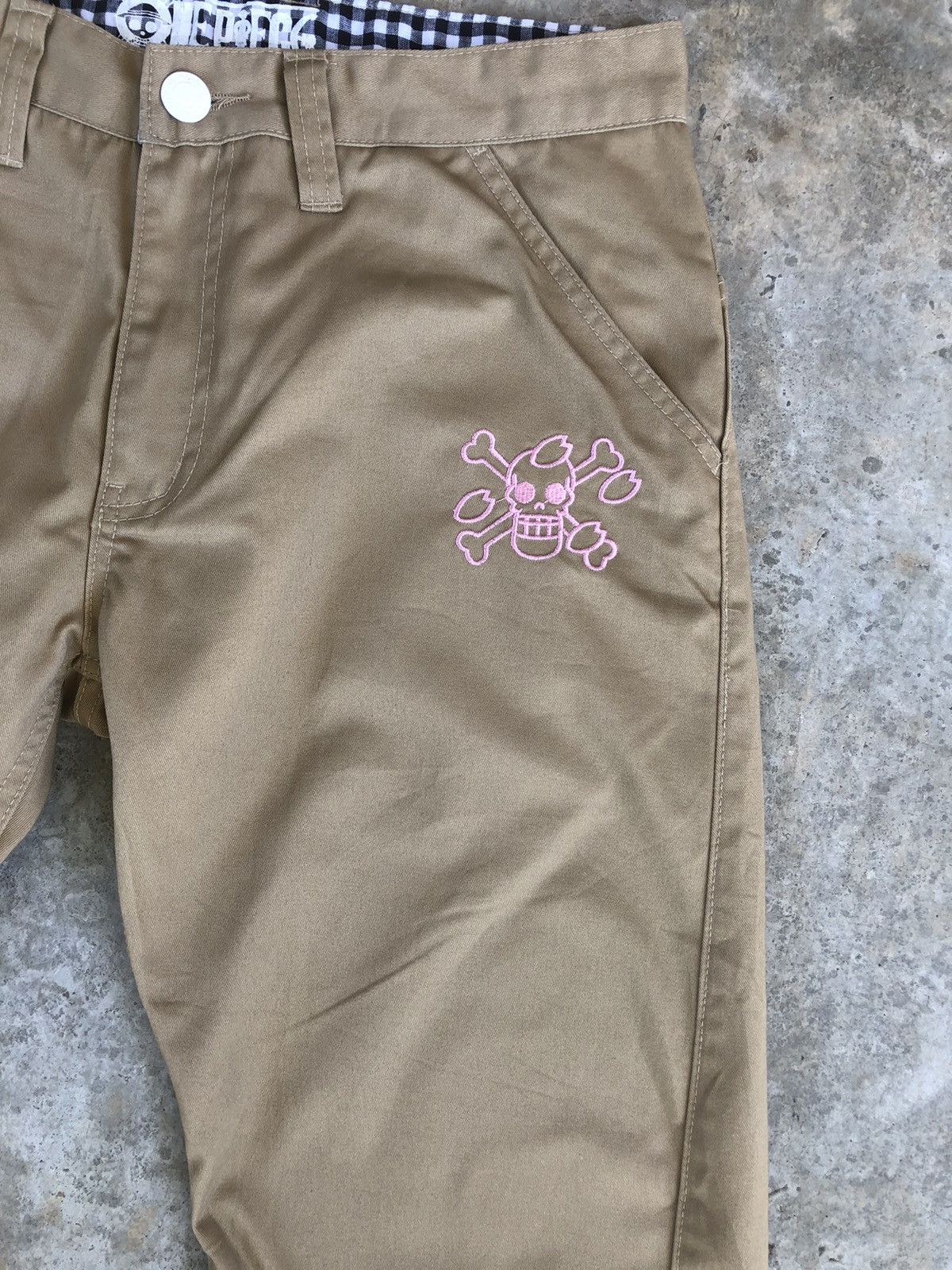 Japanese Brand One Piece X X Khaki Pants Size US 33 - 5 Thumbnail