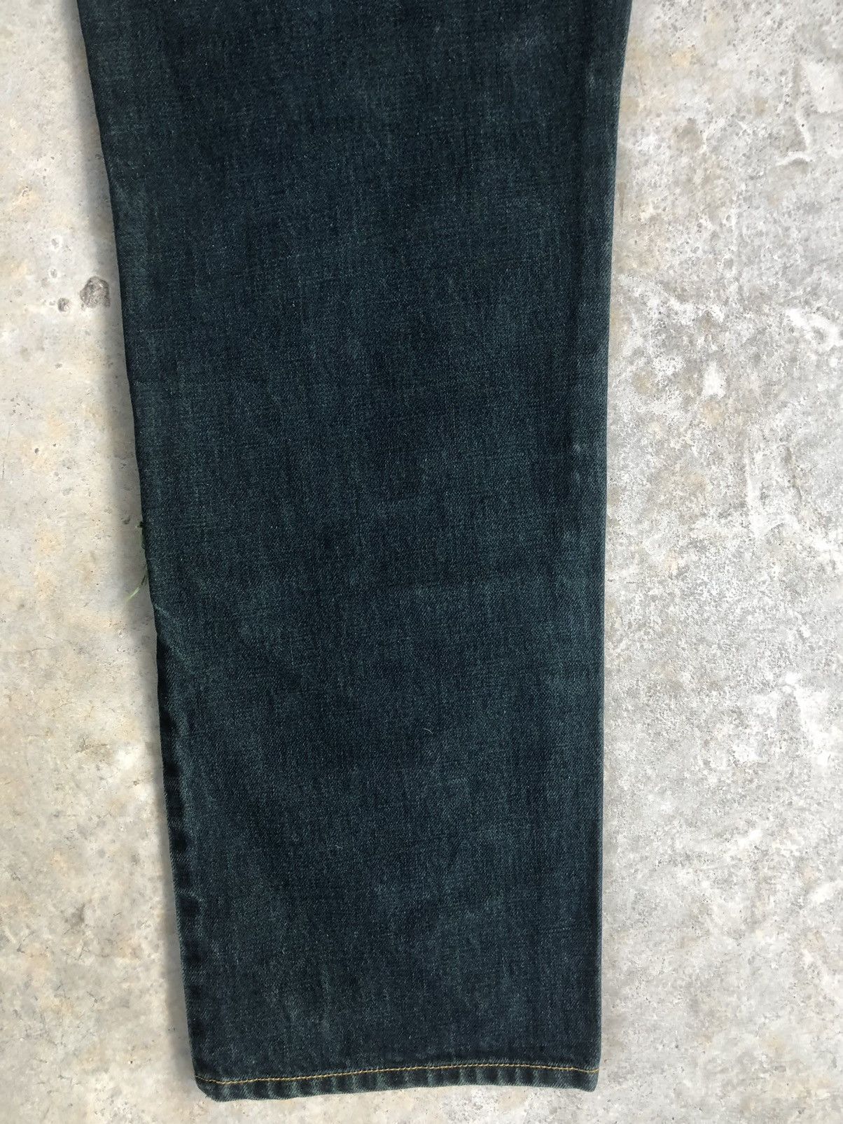 Japanese Brand Gigglyroy Patchwork jeans distressed denim Size US 33 - 13 Thumbnail
