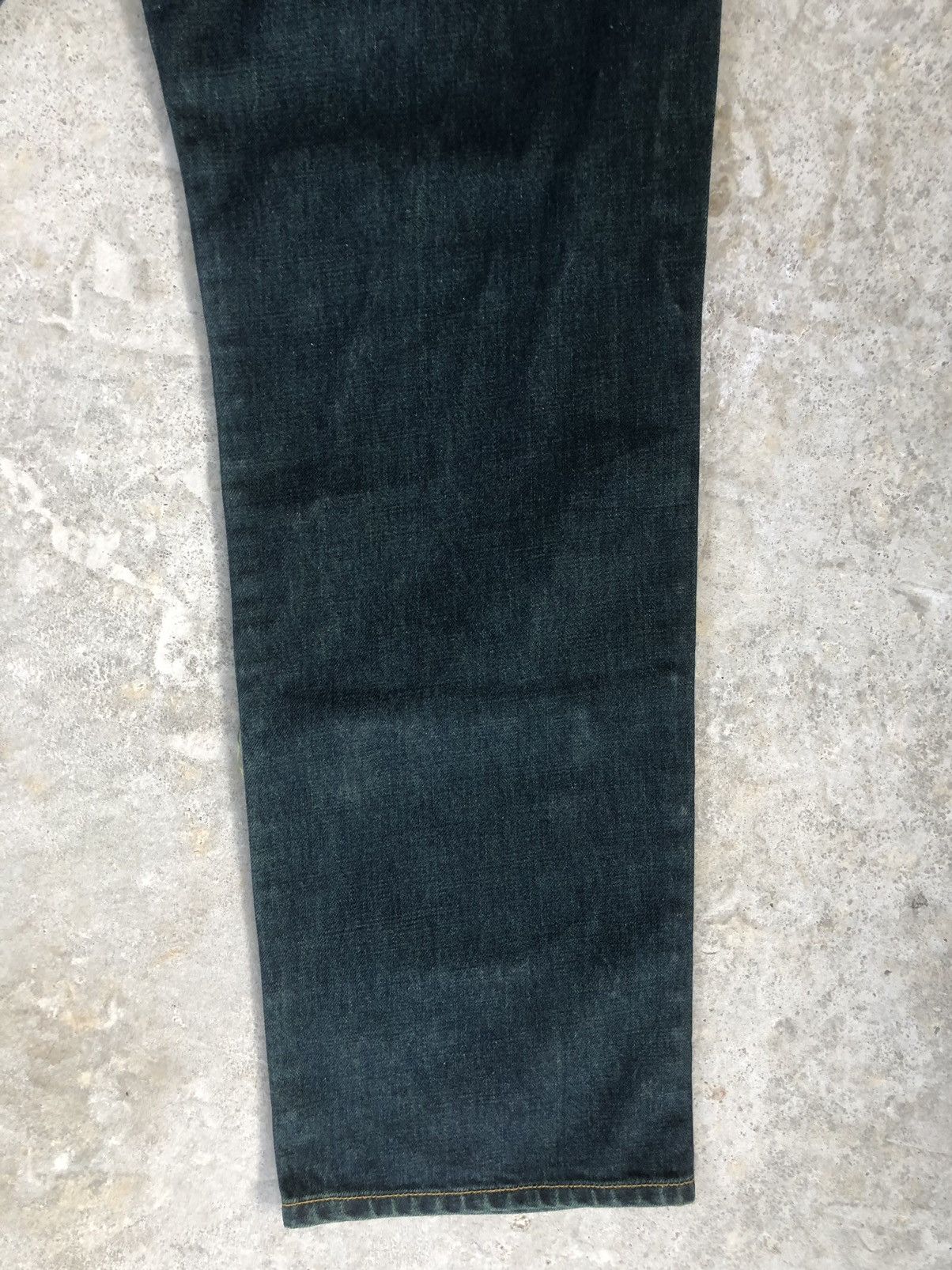 Japanese Brand Gigglyroy Patchwork jeans distressed denim Size US 33 - 14 Thumbnail