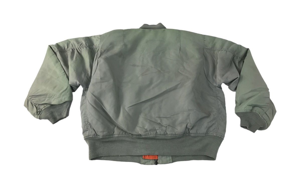 Vintage MA-1 Flight Military Bomber Jacket Flyer Intermediate K2285j Size US L / EU 52-54 / 3 - 6 Thumbnail