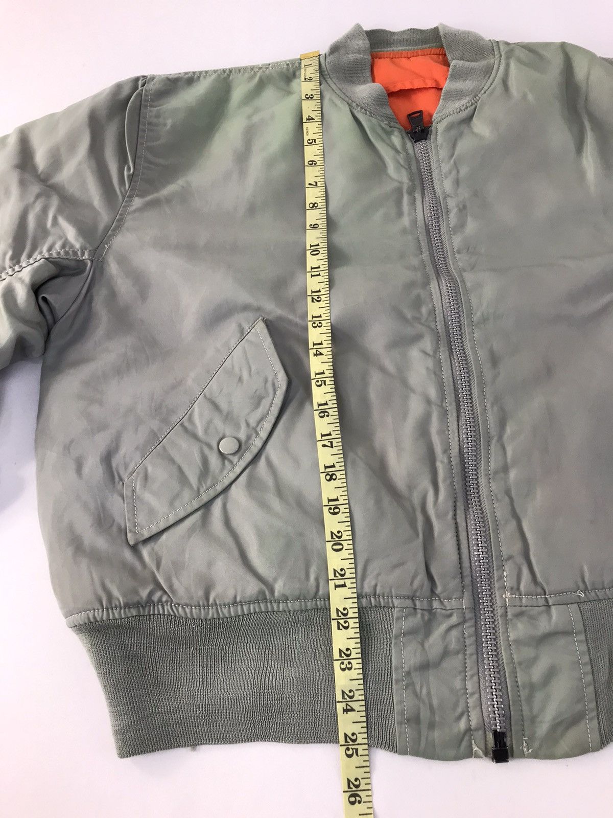 Vintage MA-1 Flight Military Bomber Jacket Flyer Intermediate K2285j Size US L / EU 52-54 / 3 - 8 Thumbnail