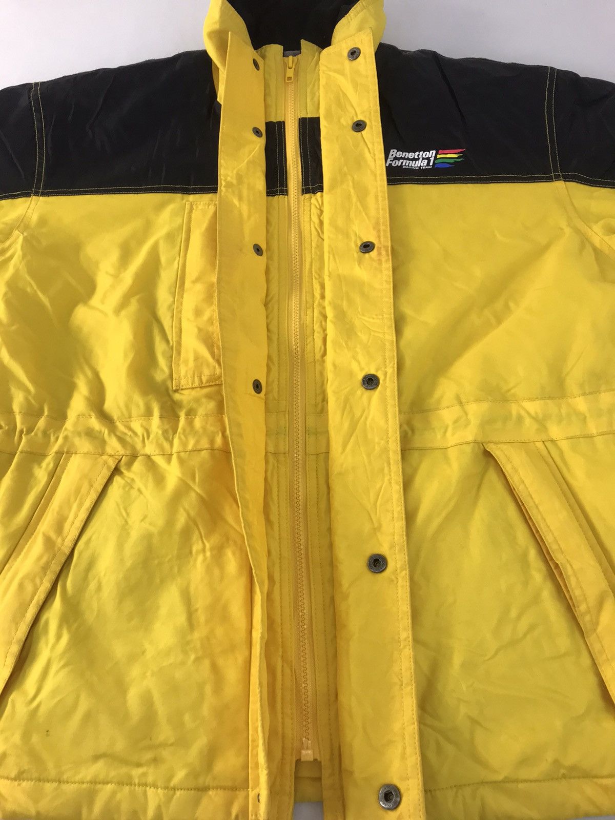 Benetton × Vintage Benetton Formula 1 Racing Team Padded Jacket K2286j Size US L / EU 52-54 / 3 - 4 Thumbnail