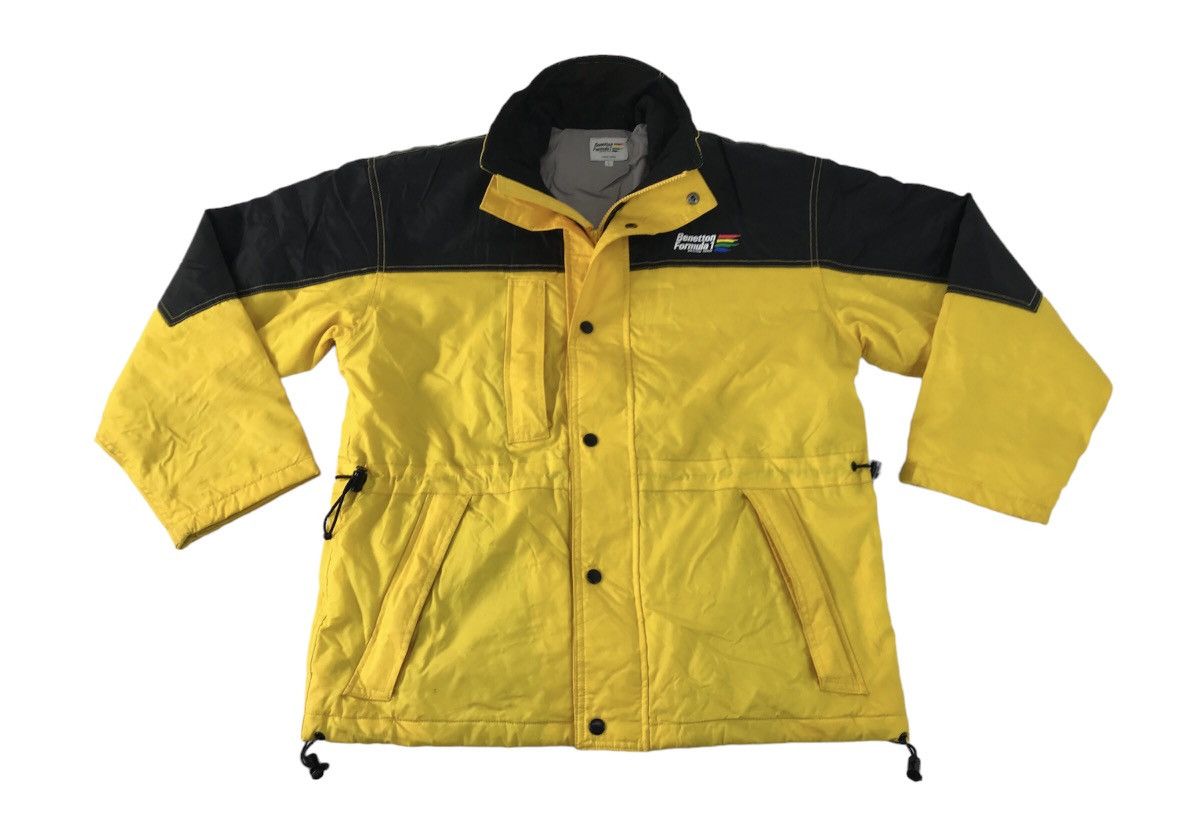 Benetton × Vintage Benetton Formula 1 Racing Team Padded Jacket K2286j Size US L / EU 52-54 / 3 - 1 Thumbnail