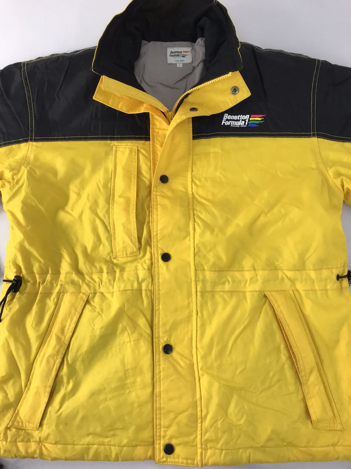 Benetton × Vintage Benetton Formula 1 Racing Team Padded Jacket K2286j Size US L / EU 52-54 / 3 - 3 Thumbnail