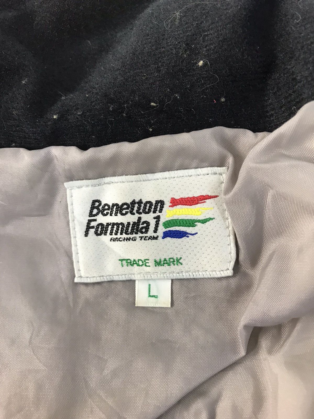 Benetton × Vintage Benetton Formula 1 Racing Team Padded Jacket K2286j Size US L / EU 52-54 / 3 - 7 Thumbnail