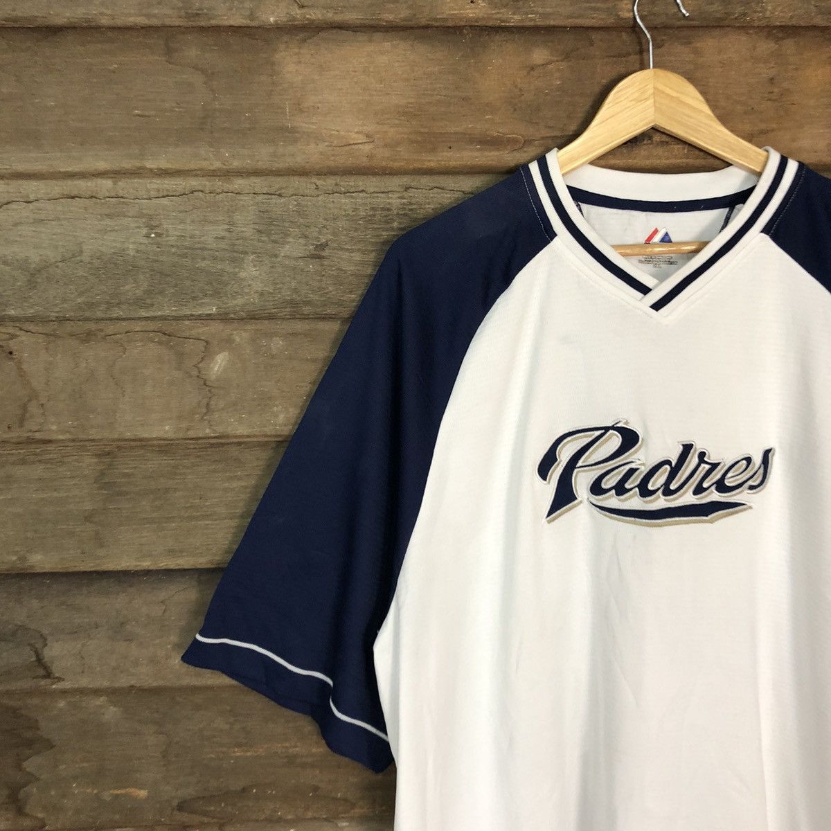 MLB × Majestic Majestic Padres MLB White Jersey #3136 Size US XXL / EU 58 / 5 - 7 Thumbnail
