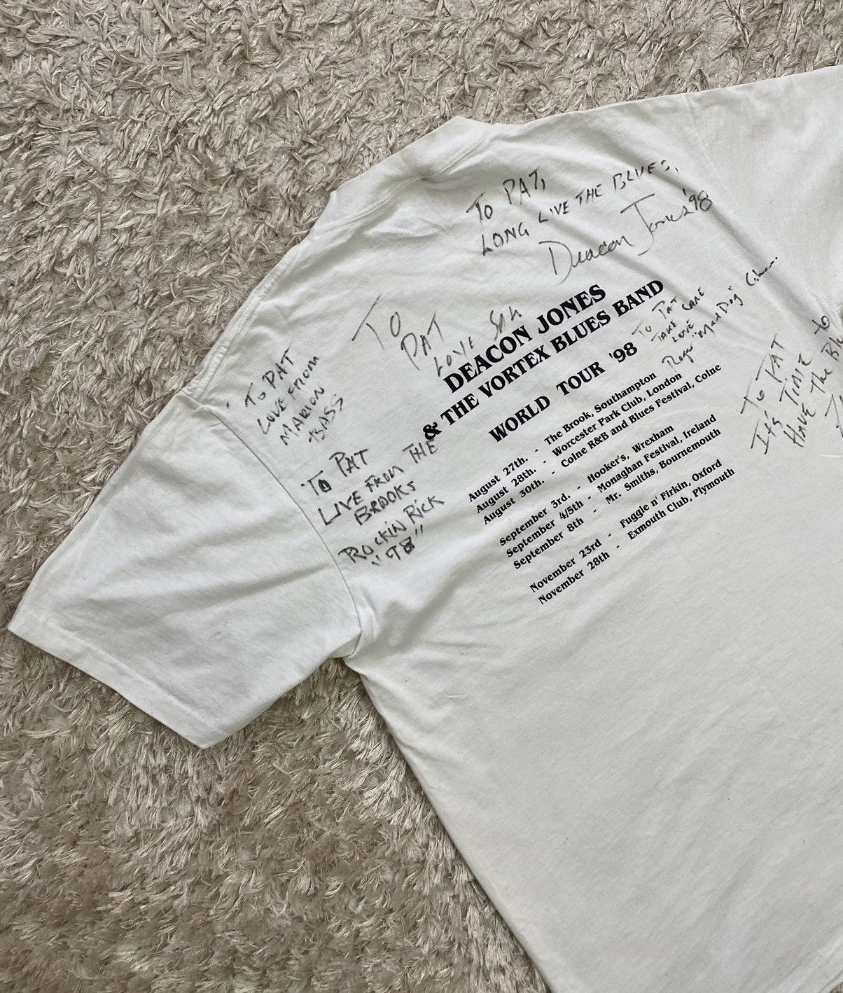 Band Tees × Vintage RARE Deacon Jones & The vortex blues band world tour 1998 Size US L / EU 52-54 / 3 - 4 Thumbnail