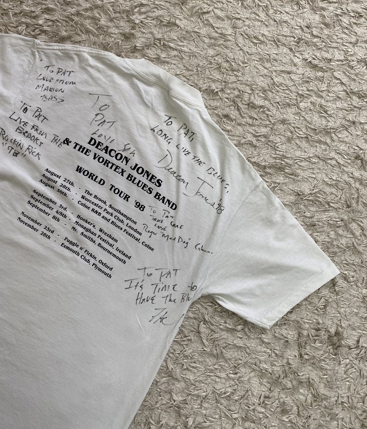 Band Tees × Vintage RARE Deacon Jones & The vortex blues band world tour 1998 Size US L / EU 52-54 / 3 - 3 Thumbnail