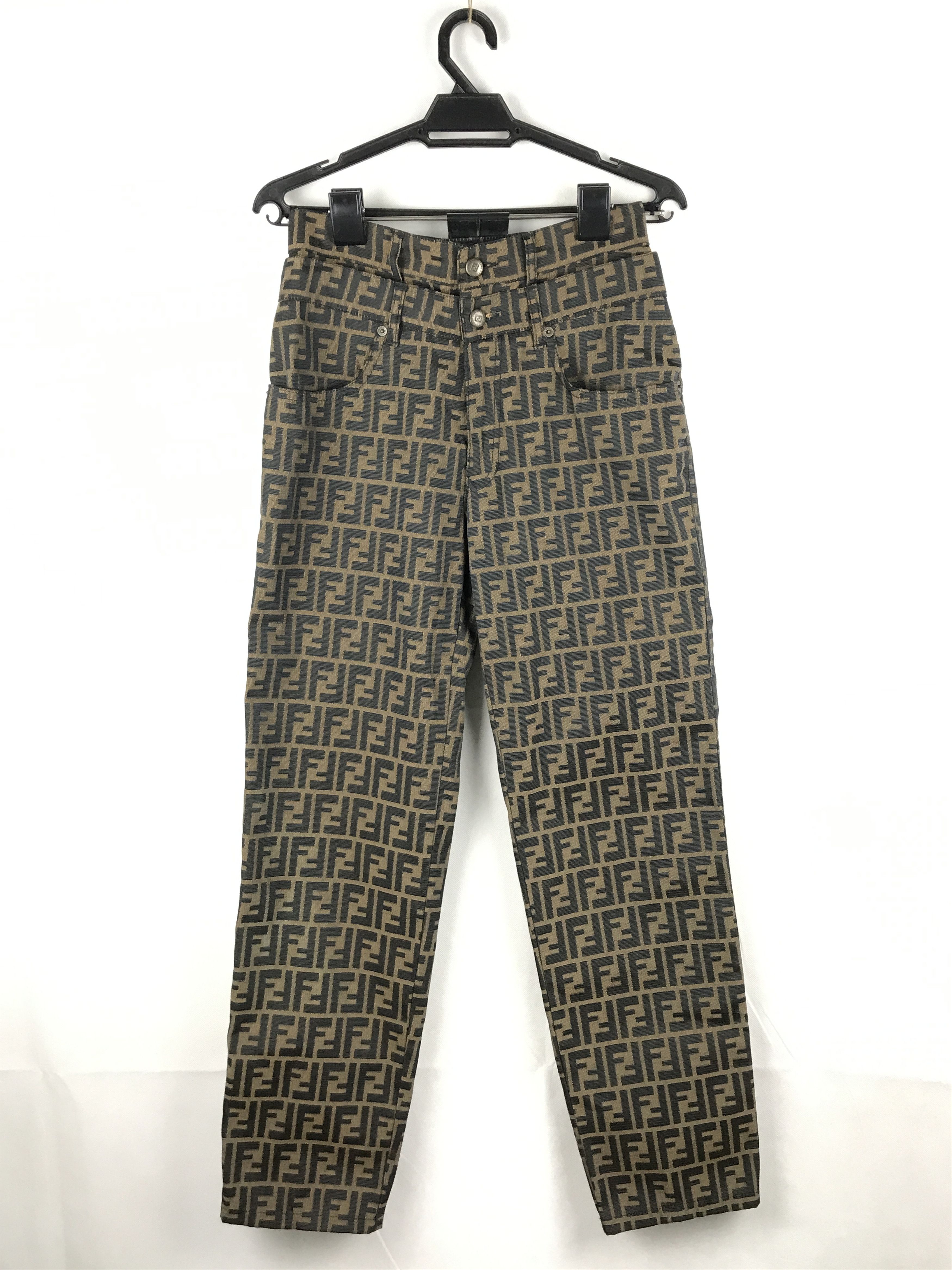 Fendi Vintage Fendi Jeans FF Monogram Size US 29 - 1 Thumbnail