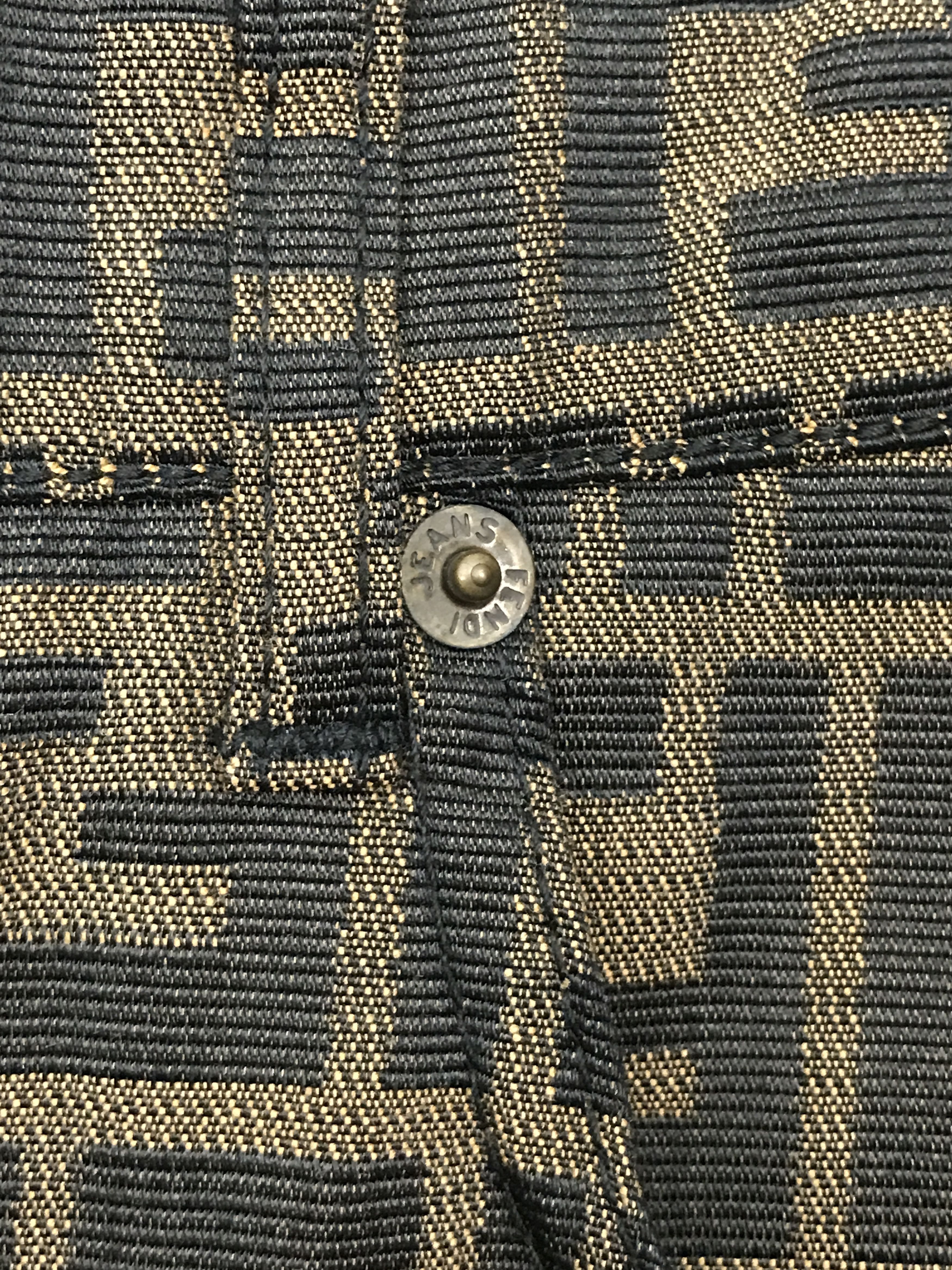 Fendi Vintage Fendi Jeans FF Monogram Size US 29 - 20 Thumbnail