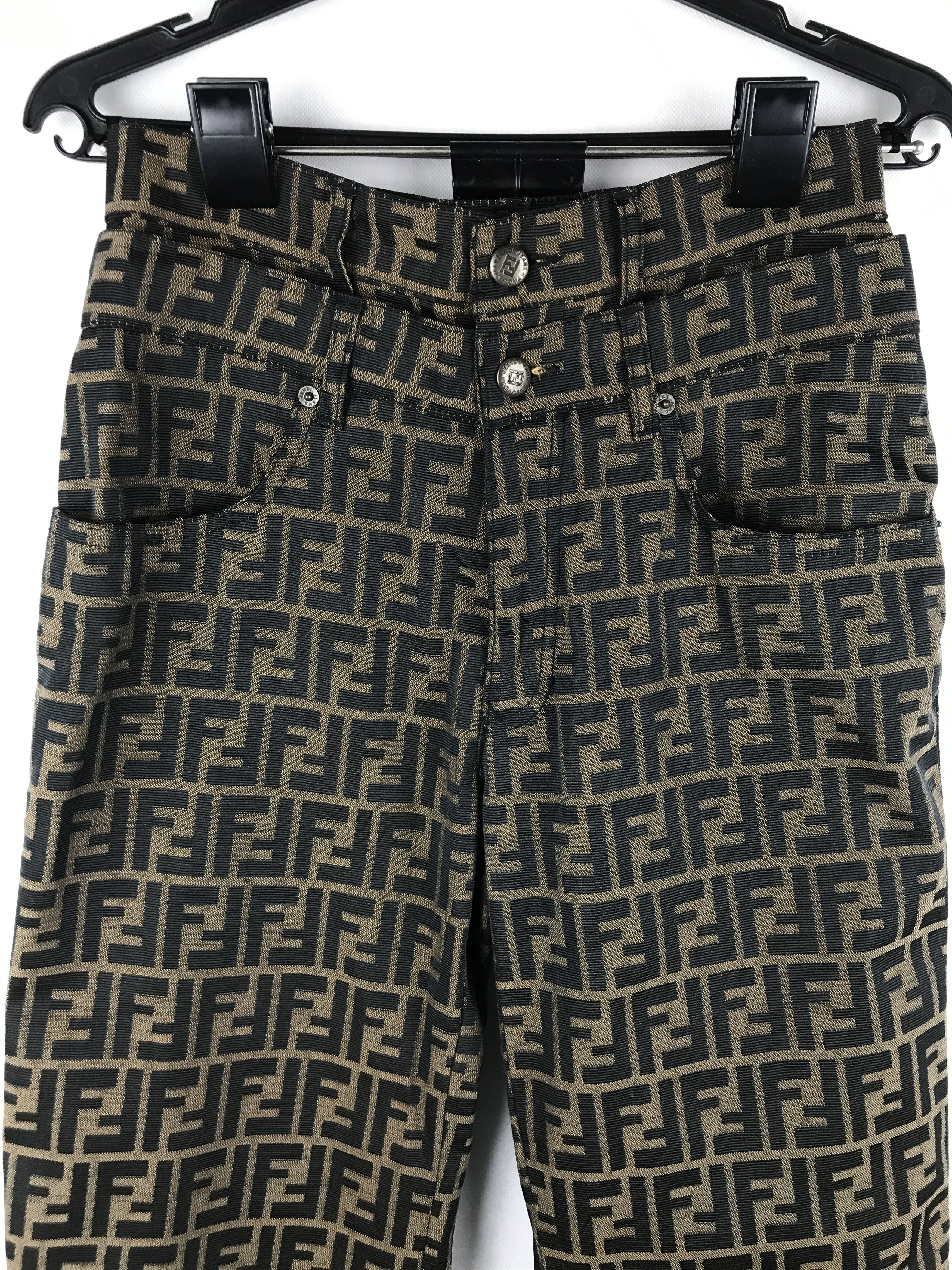 Fendi Vintage Fendi Jeans FF Monogram Size US 29 - 7 Thumbnail