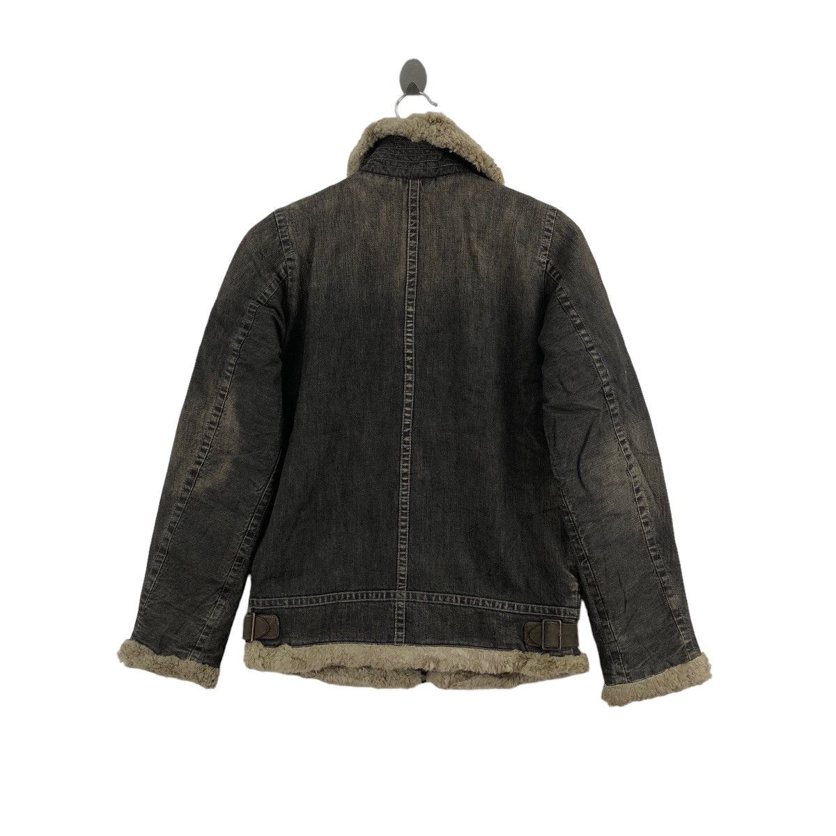 Johnbull Vintage JOHNBULL B3 Denim Shearling Jacket Winter Jacket Size US S / EU 44-46 / 1 - 4 Thumbnail