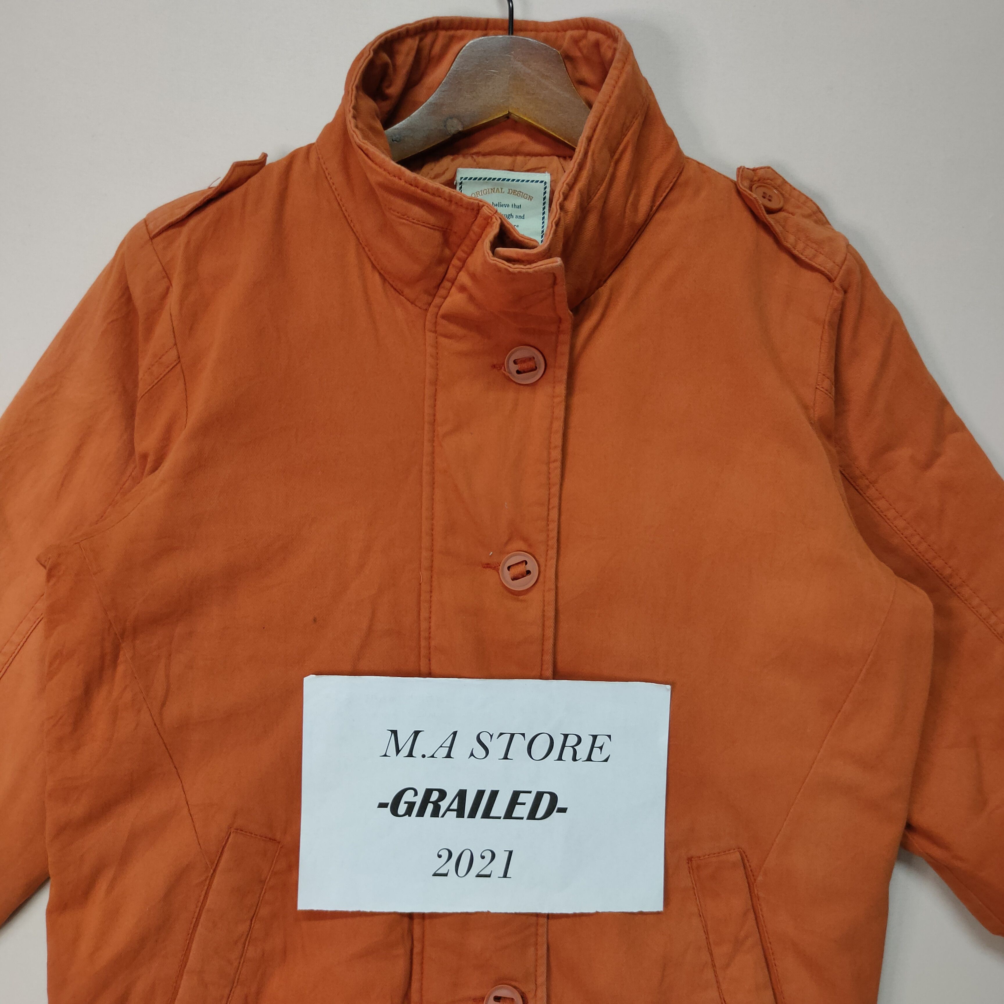 VINTAGE WORD TROLE ZIPPER & BUTTON UPS JACKET