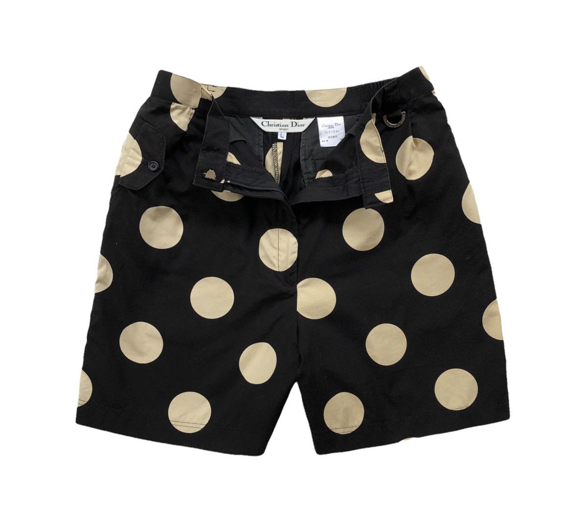 Christian Dior Monsieur Vtg Christian Dior Sport Polka Dot Mini Short Pant For Women Size 28" / US 6 / IT 42 - 3 Thumbnail