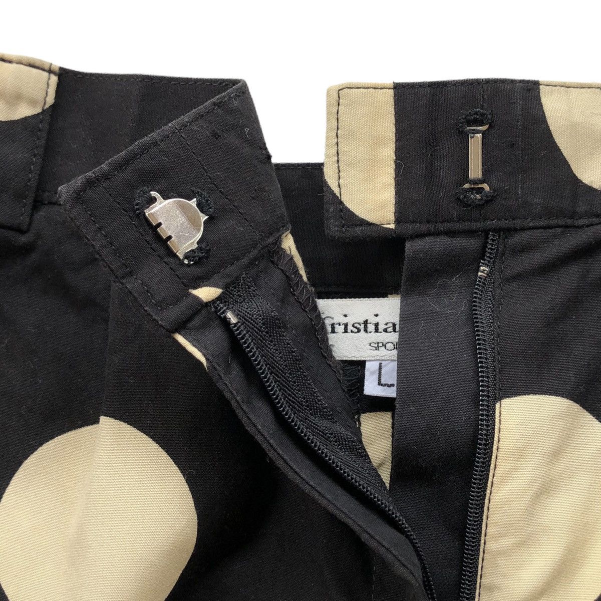 Christian Dior Monsieur Vtg Christian Dior Sport Polka Dot Mini Short Pant For Women Size 28" / US 6 / IT 42 - 7 Thumbnail