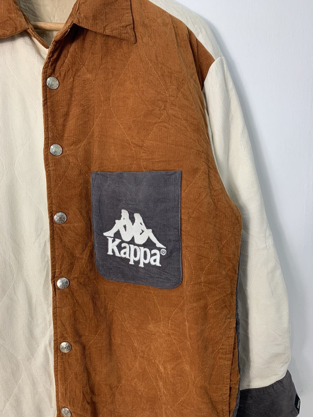 Kappa Rare Kappa Multicolor Block Corduroy Quilted Jacket Size US S / EU 44-46 / 1 - 3 Thumbnail