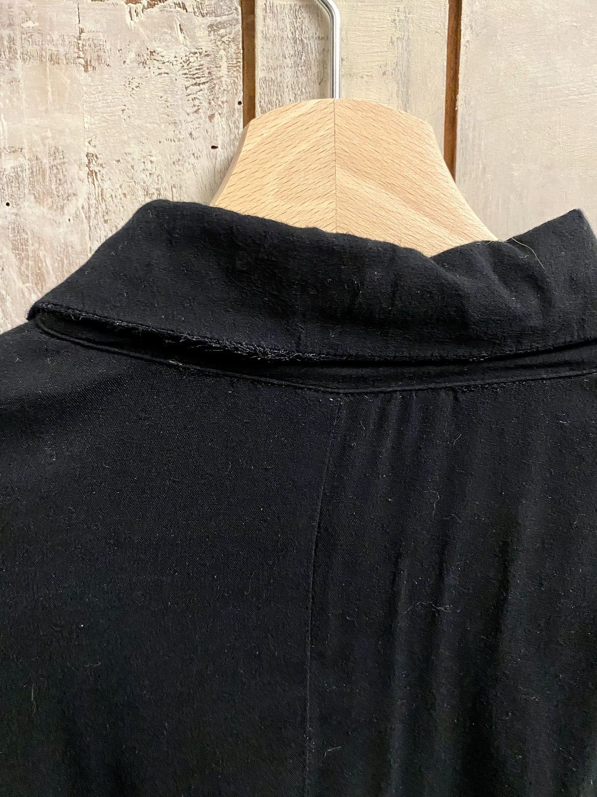 Ann Demeulemeester Ann Demeulemeester black vintage rayonne draped dress 36 Size XS / US 0-2 / IT 36-38 - 6 Thumbnail
