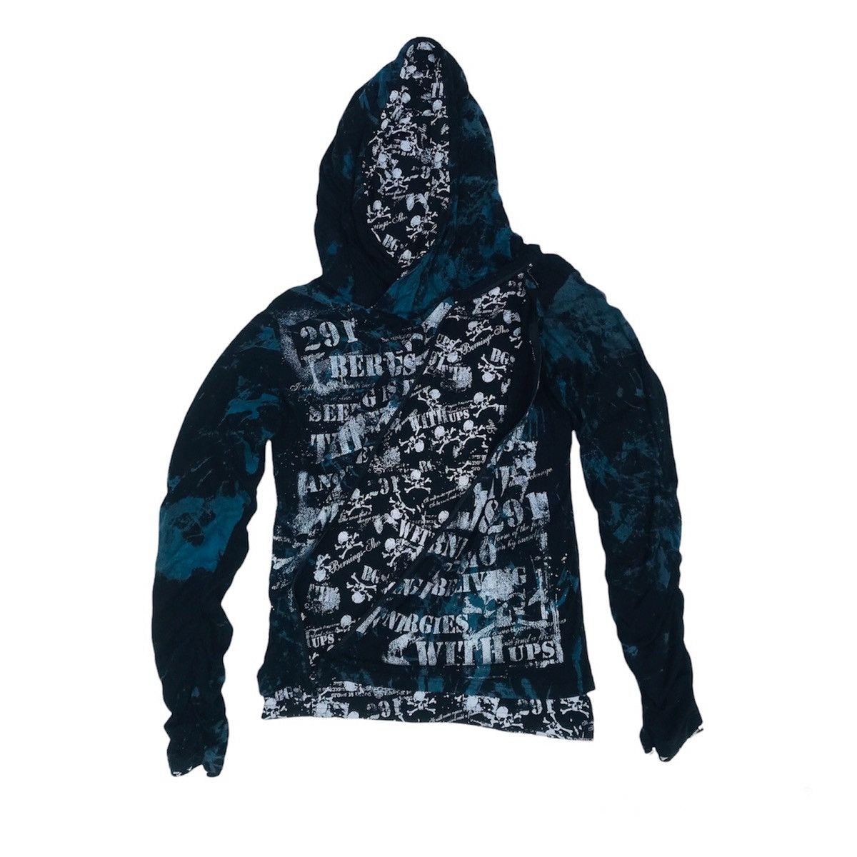 image of Mastermind Japan x Skulls Berning Sho Punk Bondage Skeleton Mastermind Asymetrical in Black (Size M