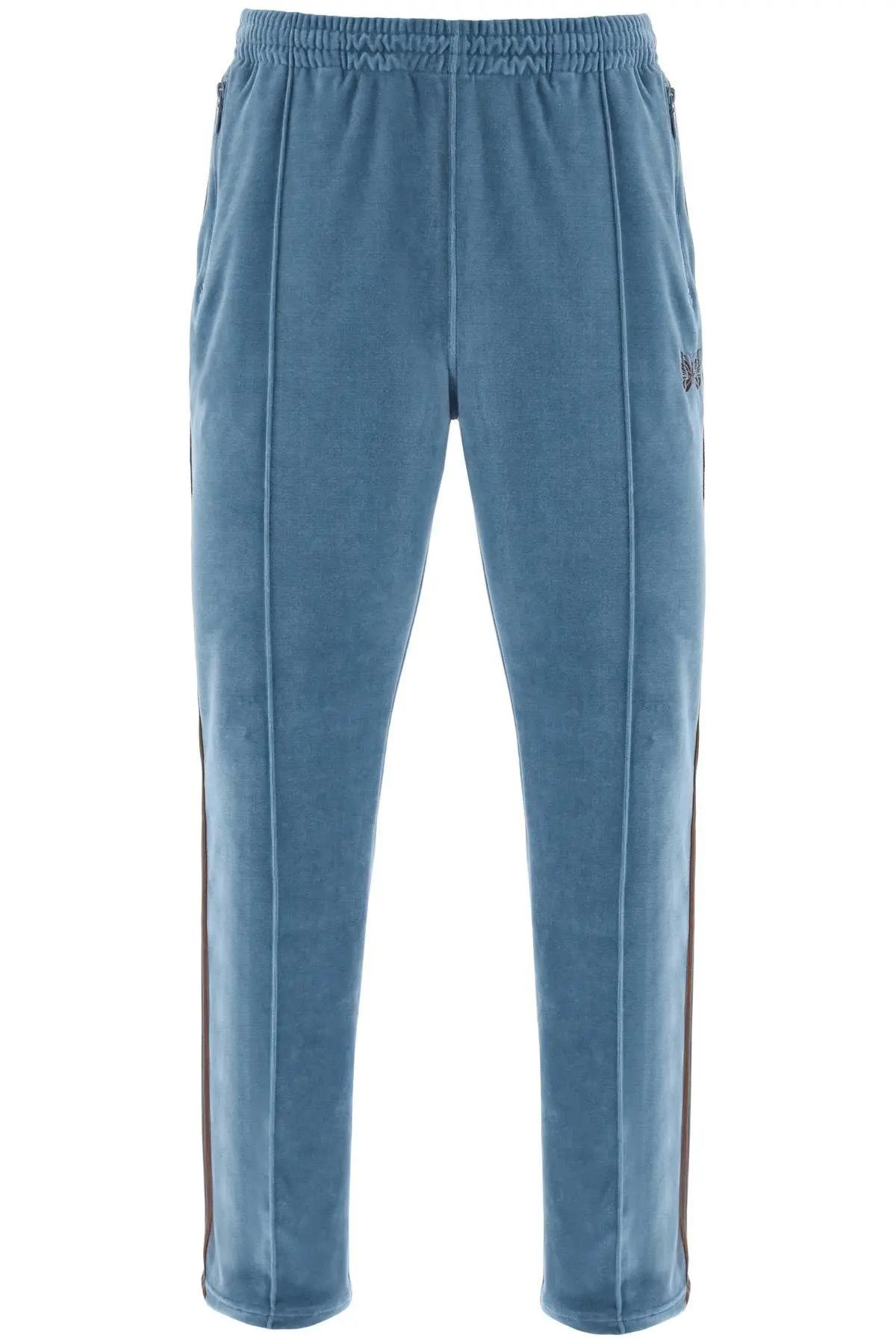 image of Needles Ss23 Chenille Track Pants in Blue, Men's (Size 33)