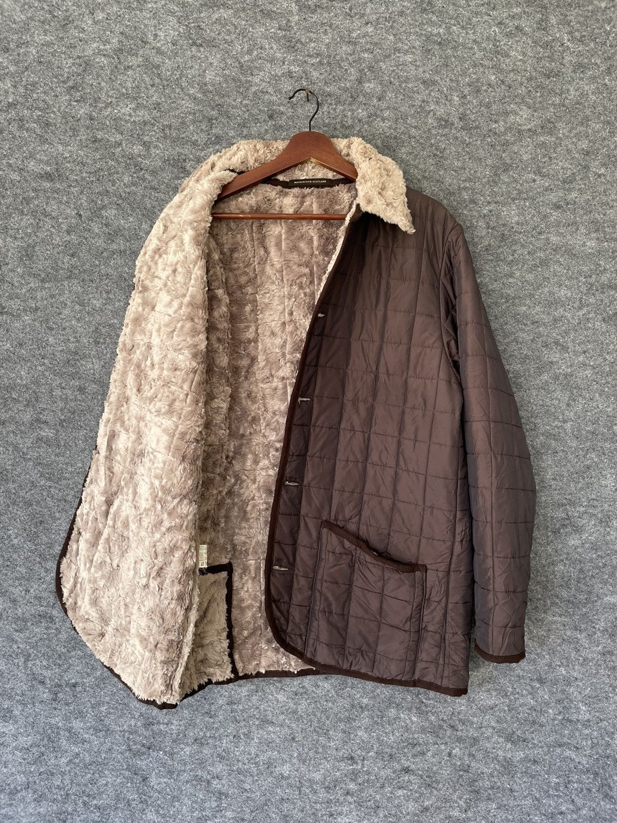 Mackintosh MACKINTOSH SCOTLAND SHEARLING QUILTED JACKET Size US M / EU 48-50 / 2 - 5 Thumbnail