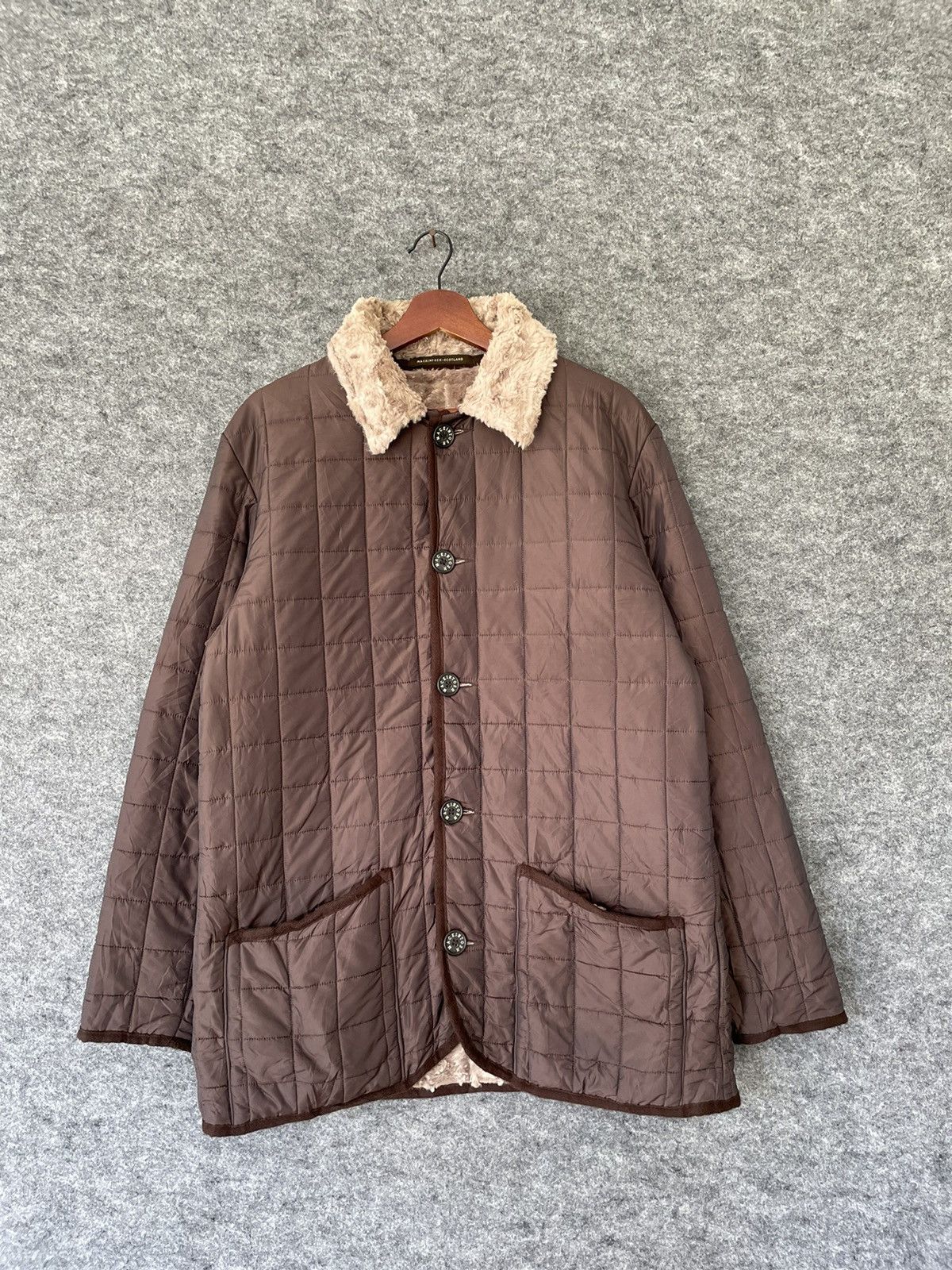 Mackintosh MACKINTOSH SCOTLAND SHEARLING QUILTED JACKET Size US M / EU 48-50 / 2 - 1 Thumbnail