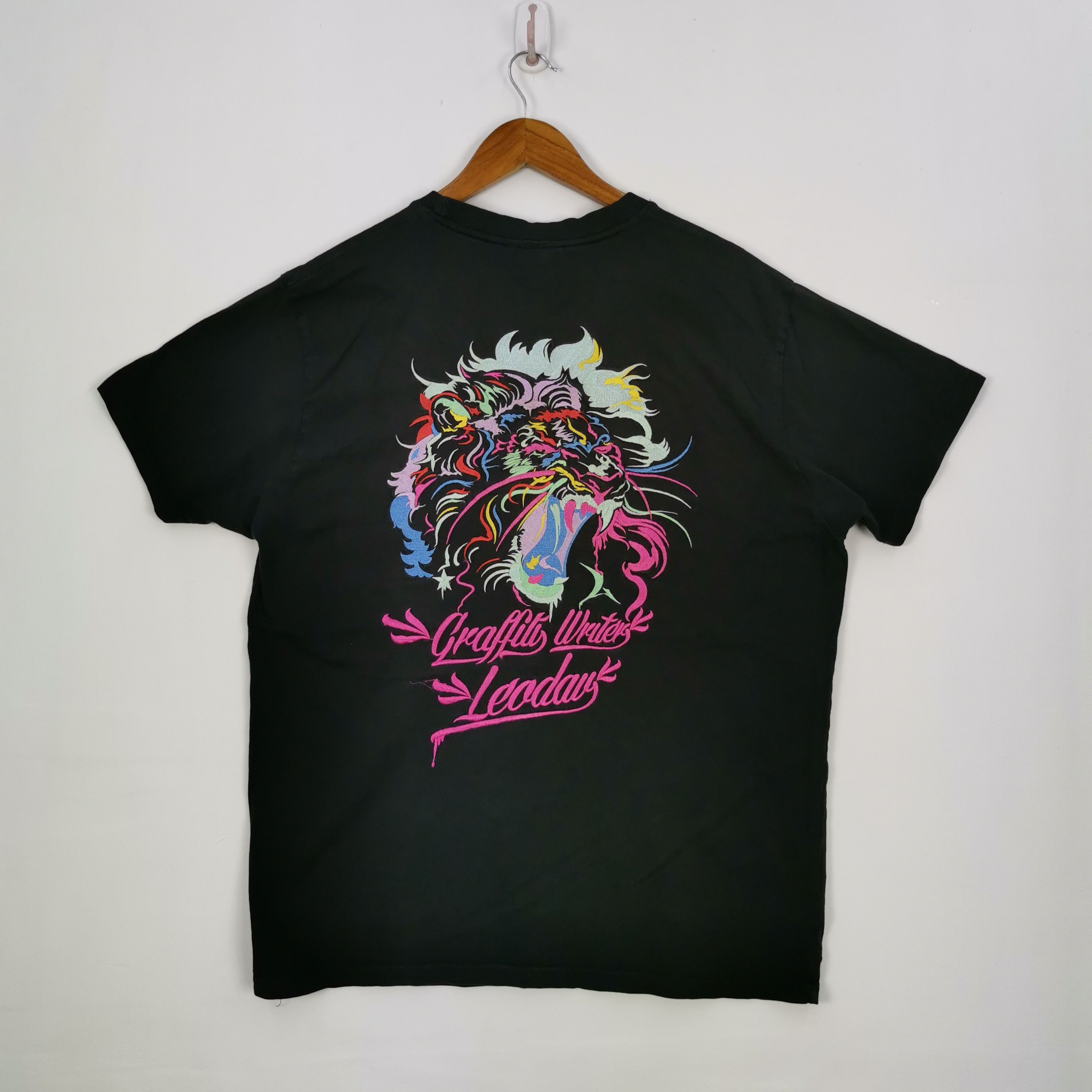 Japanese Brand Graffiti Writer T Shirt Embroidery Japanese Sukajan Tees Size US L / EU 52-54 / 3 - 3 Thumbnail