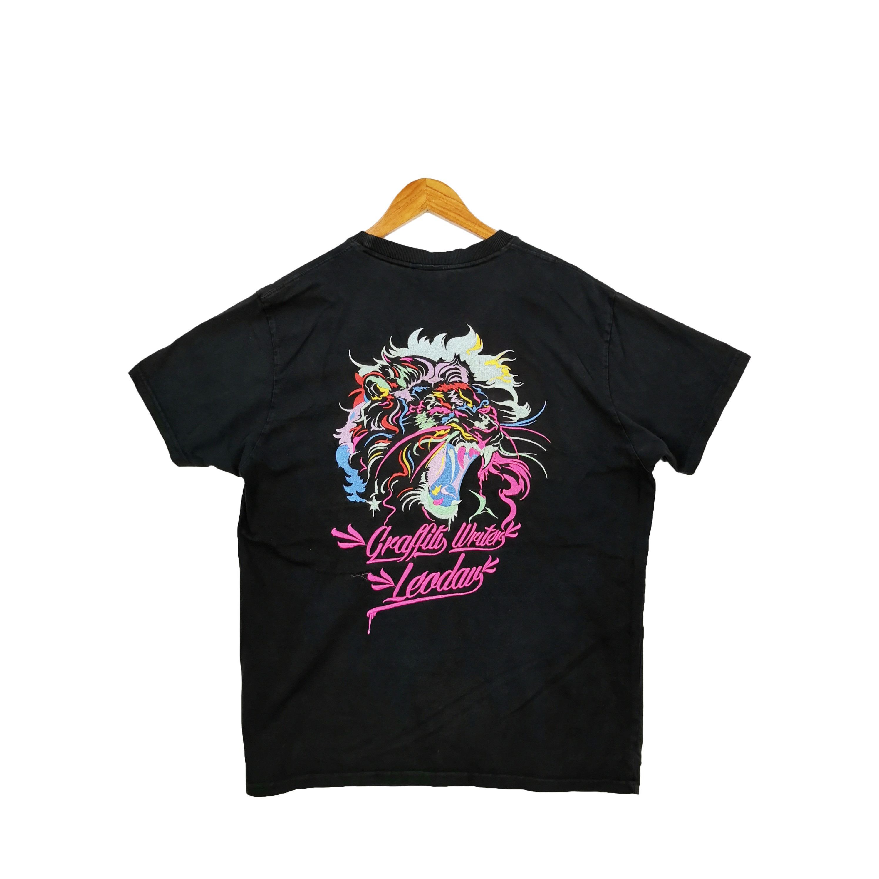 Japanese Brand Graffiti Writer T Shirt Embroidery Japanese Sukajan Tees Size US L / EU 52-54 / 3 - 1 Thumbnail