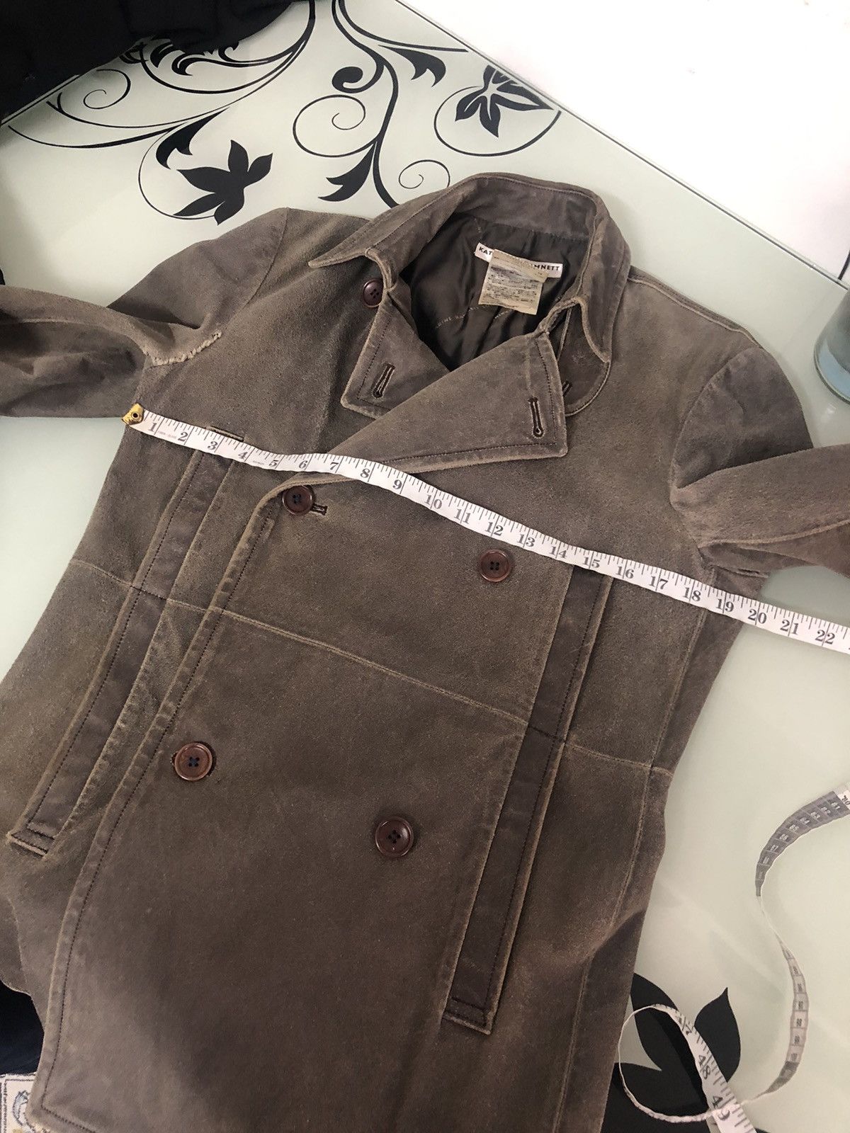 If Six Was Nine Vintage Katharine Hamnett London Distressed Leather Jacket Size US M / EU 48-50 / 2 - 22 Thumbnail