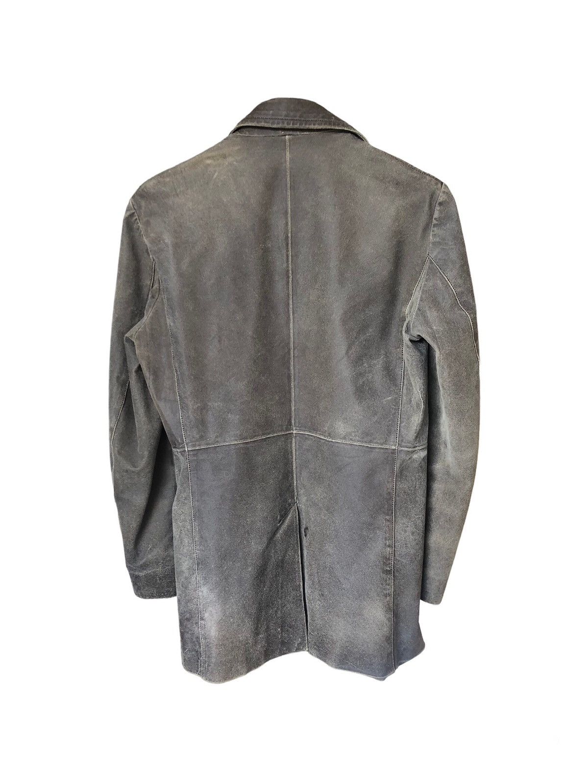 If Six Was Nine Vintage Katharine Hamnett London Distressed Leather Jacket Size US M / EU 48-50 / 2 - 2 Thumbnail