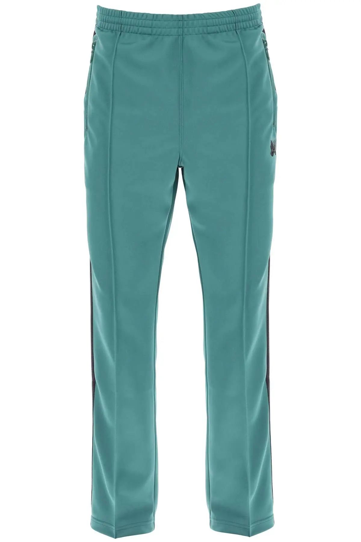 Pre-owned Needles Ss23 Logo Track Pants In Green