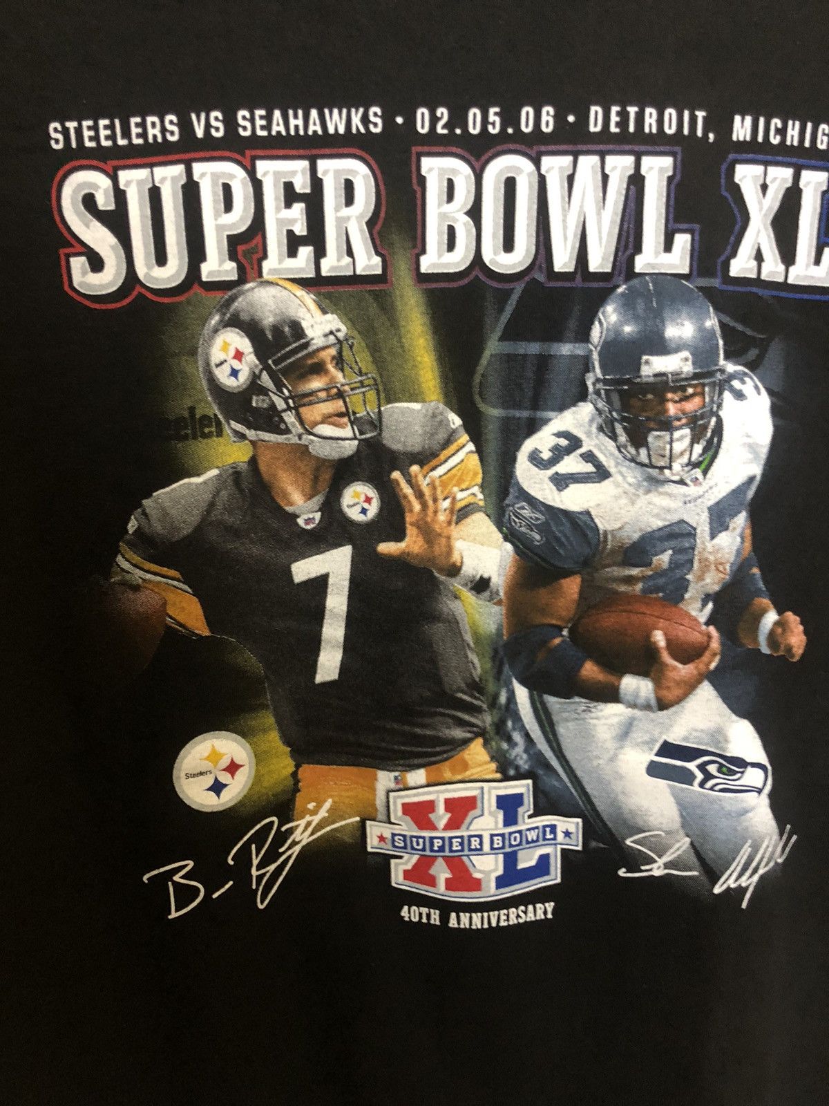 NFL × Reebok × Vintage Vintage Super Bowl XL 40th Anniversary tees size L Size US L / EU 52-54 / 3 - 3 Thumbnail