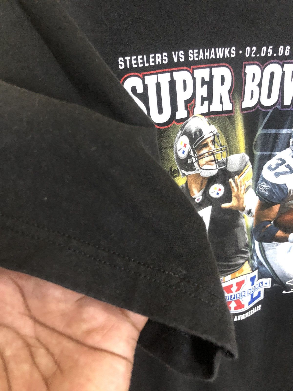 NFL × Reebok × Vintage Vintage Super Bowl XL 40th Anniversary tees size L Size US L / EU 52-54 / 3 - 4 Thumbnail