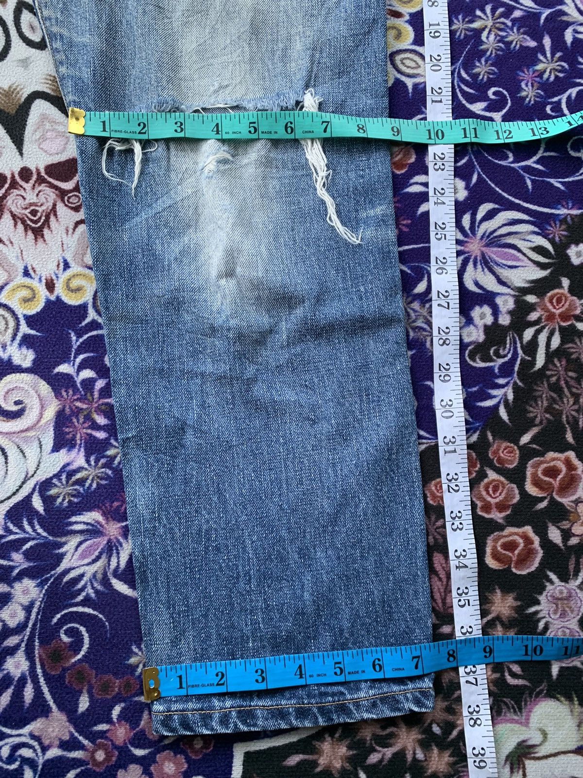 If Six Was Nine Rare RNA Narrow Distresed Denim Size US 34 / EU 50 - 11 Thumbnail