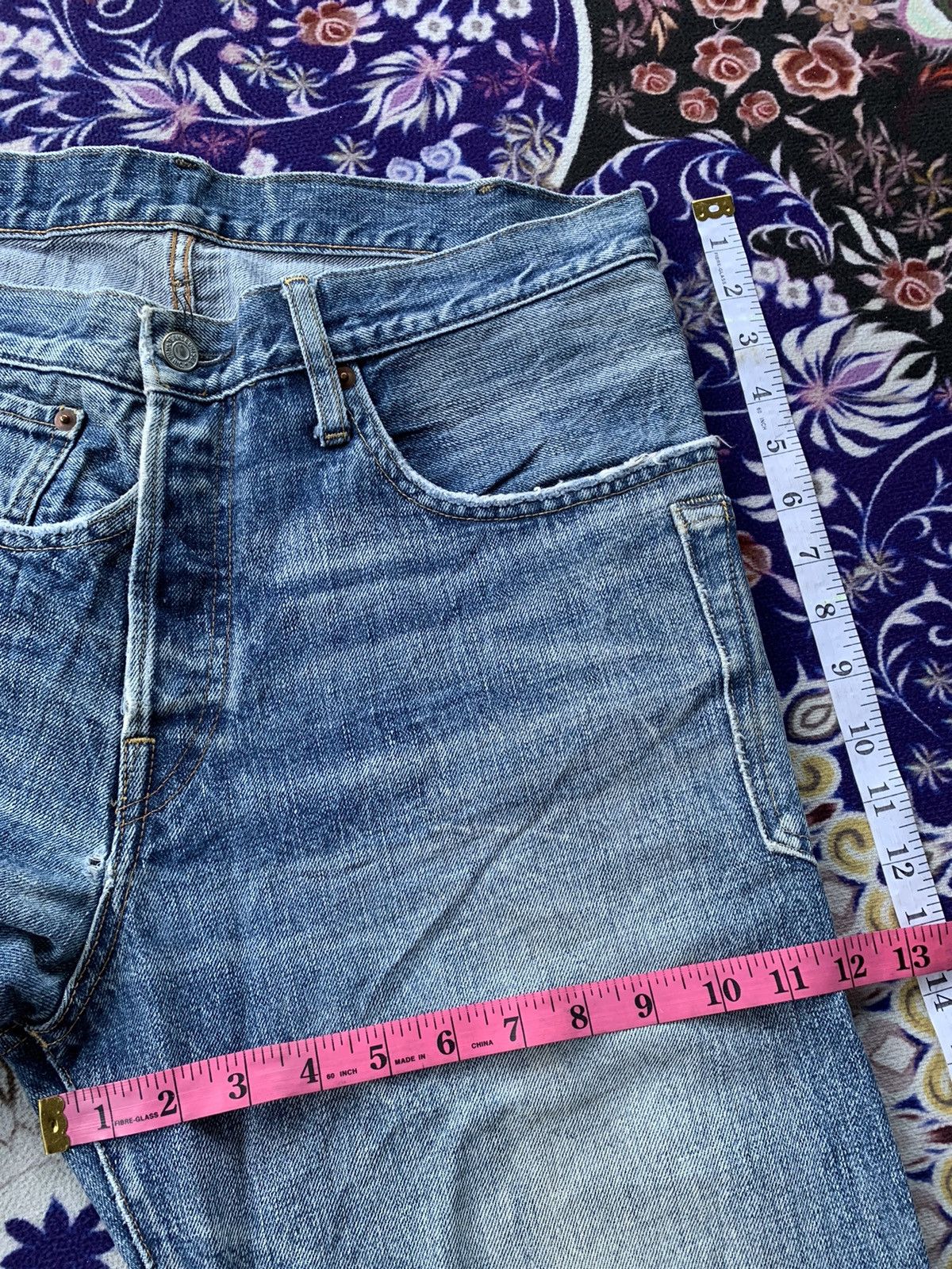 If Six Was Nine Rare RNA Narrow Distresed Denim Size US 34 / EU 50 - 10 Thumbnail