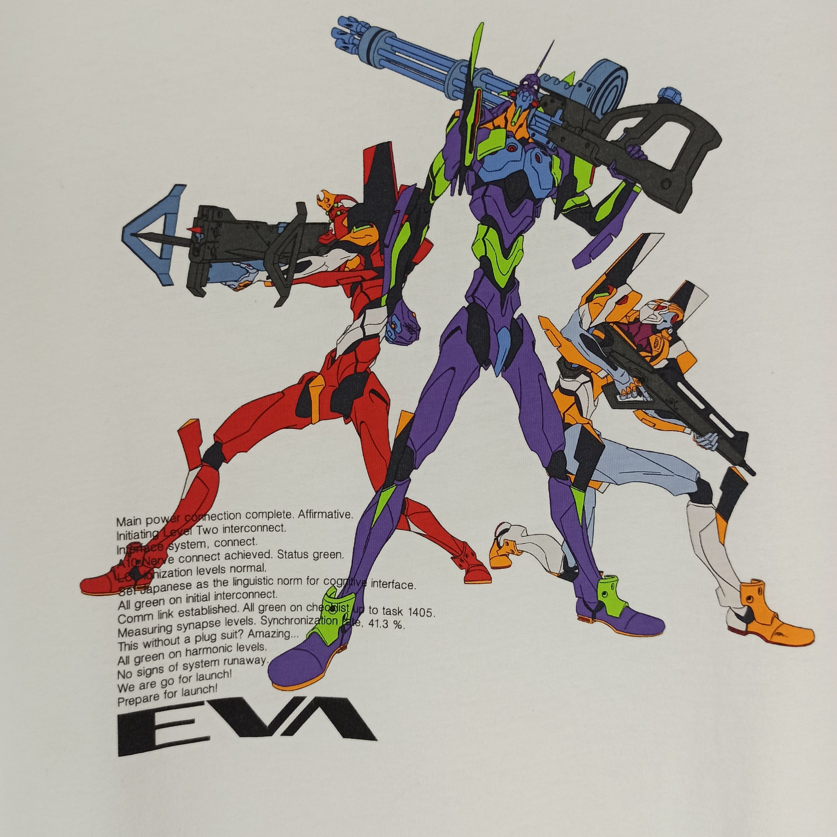 Anime Anime Neon Genesis Evangelion X Uniqlo Tshirt Size US XL / EU 56 / 4 - 2 Thumbnail