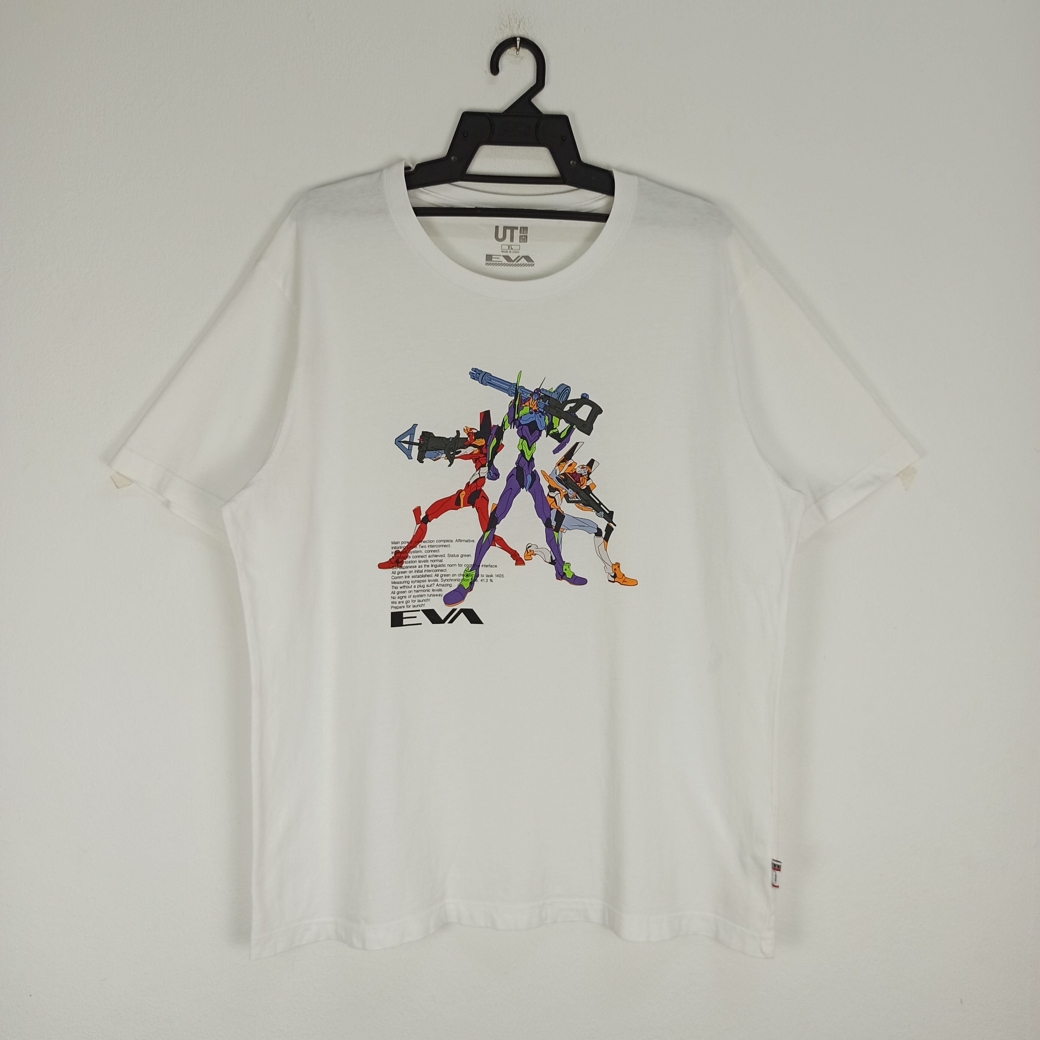 Anime Anime Neon Genesis Evangelion X Uniqlo Tshirt Size US XL / EU 56 / 4 - 1 Thumbnail