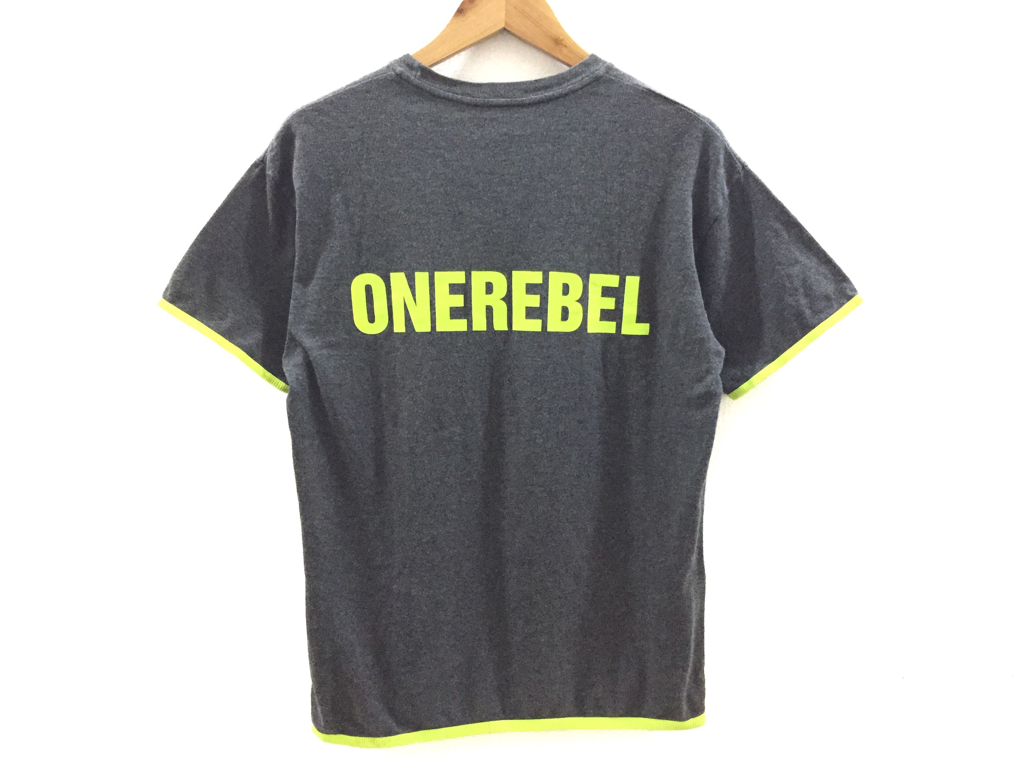 Undercover SS00 ONEREBEL green neon ring tee Size US M / EU 48-50 / 2 - 5 Thumbnail