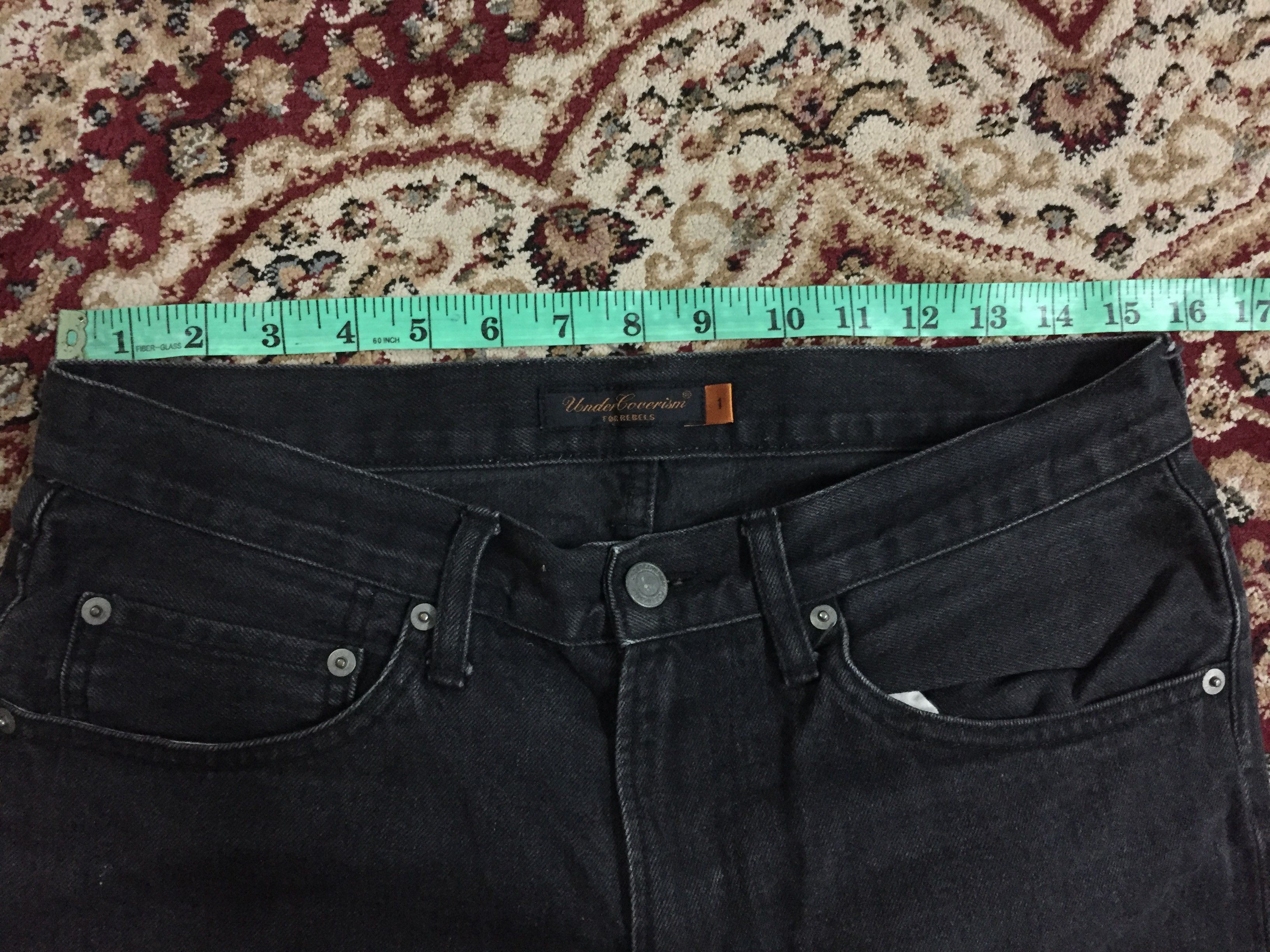 Undercover SS07 UNDERCOVER “PURPLE” Blood Rose “CHAOS” Denim Size US 31 - 16 Thumbnail