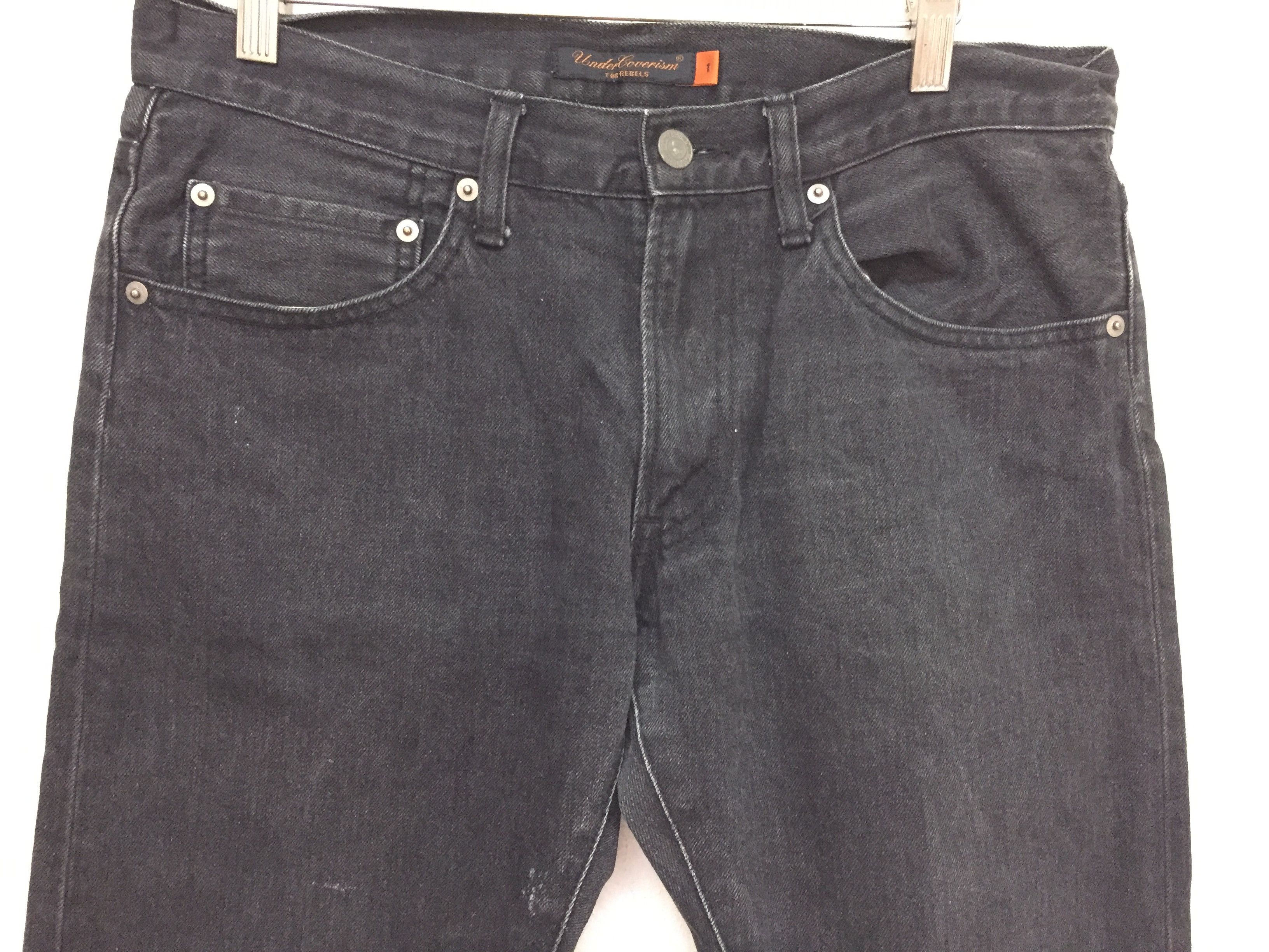 Undercover SS07 UNDERCOVER “PURPLE” Blood Rose “CHAOS” Denim Size US 31 - 9 Thumbnail