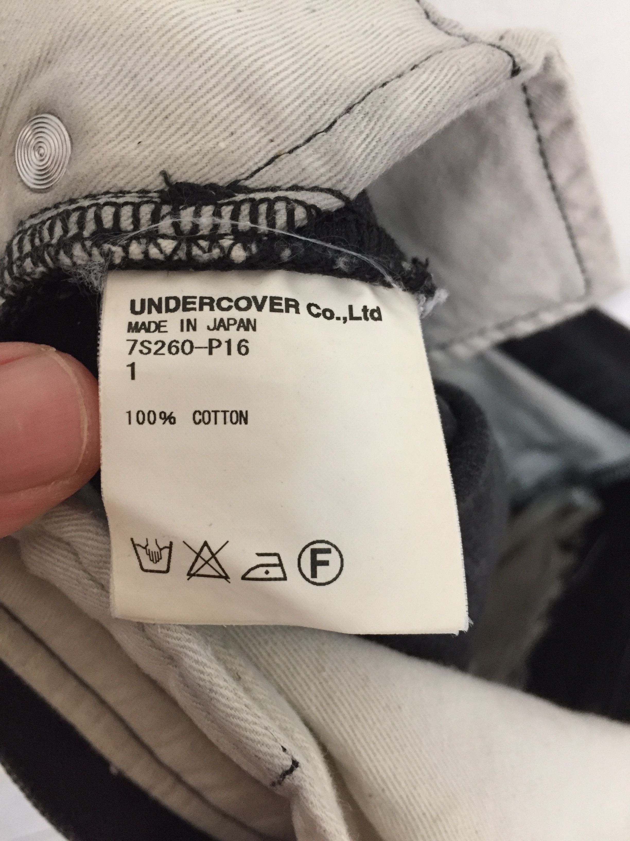 Undercover SS07 UNDERCOVER “PURPLE” Blood Rose “CHAOS” Denim Size US 31 - 14 Thumbnail