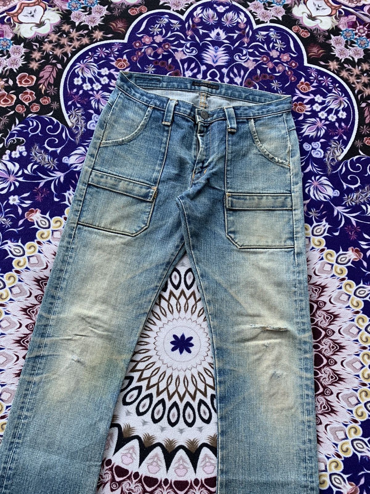 Vintage Big John Distressed Denim