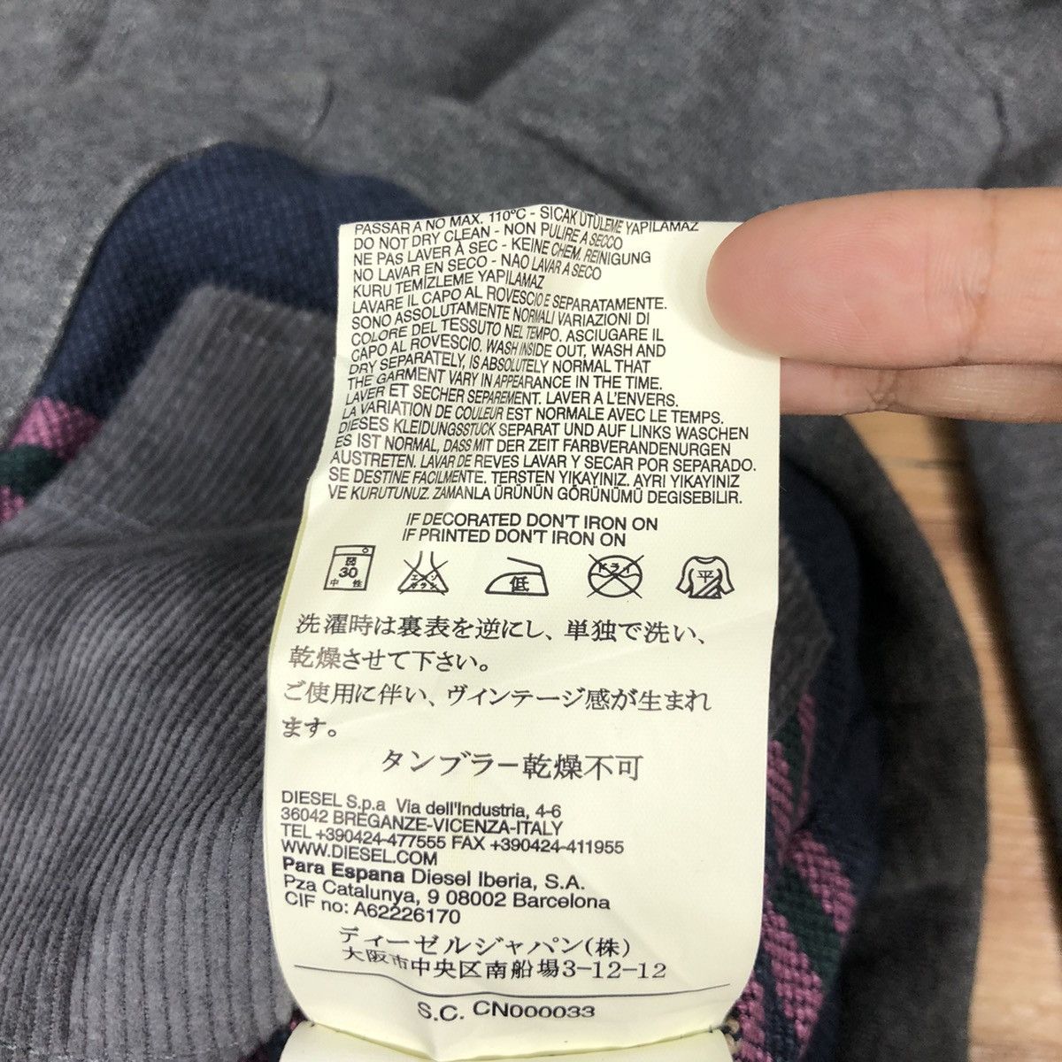 Diesel Vintage DIESEL Jacket Workwear Style Indigo Size US M / EU 48-50 / 2 - 7 Thumbnail