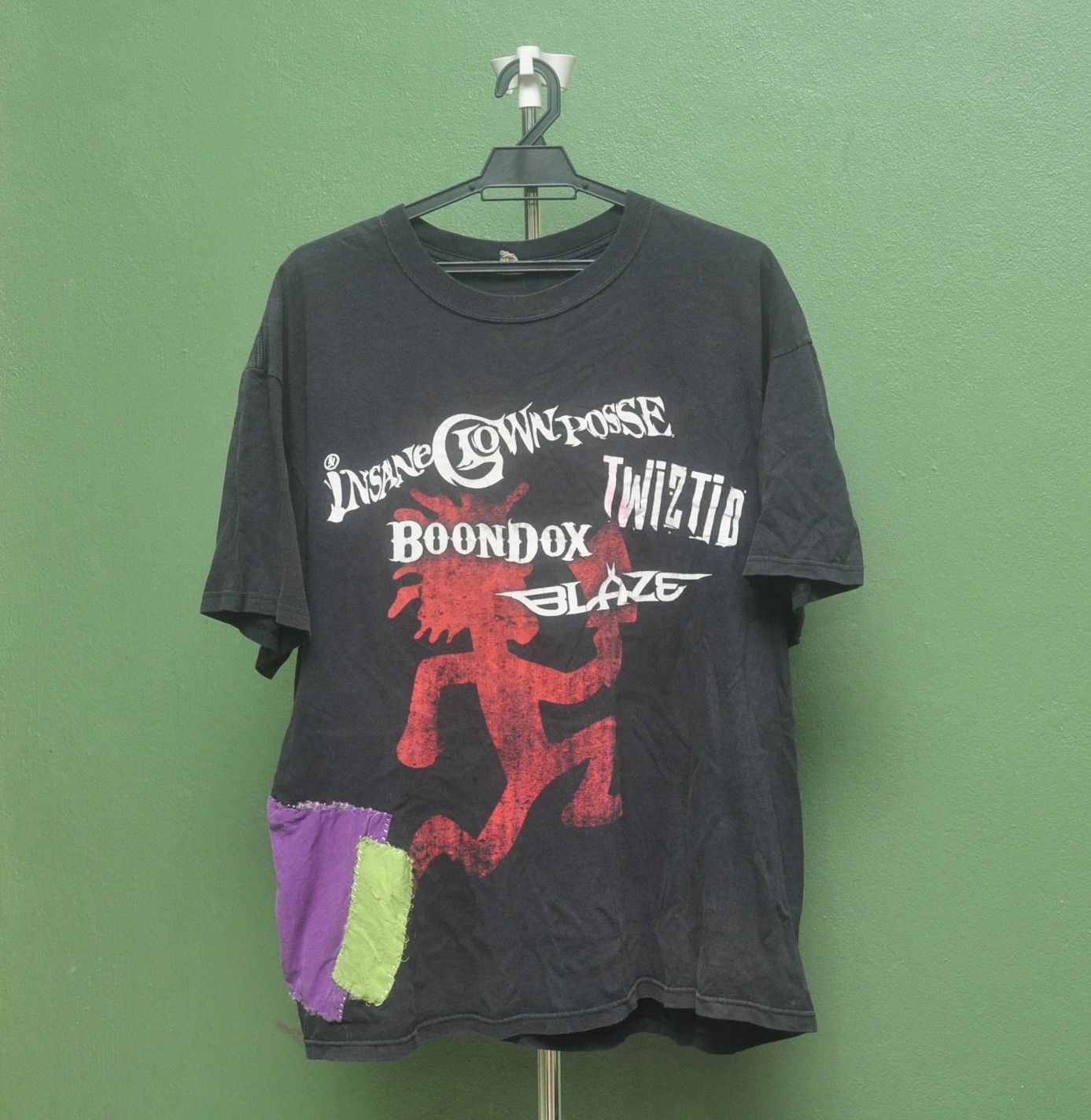 image of Band Tees Vintage Insane Clown Posse Boondox Twiztid Blaze Shirt in Black, Men's (Size XL)
