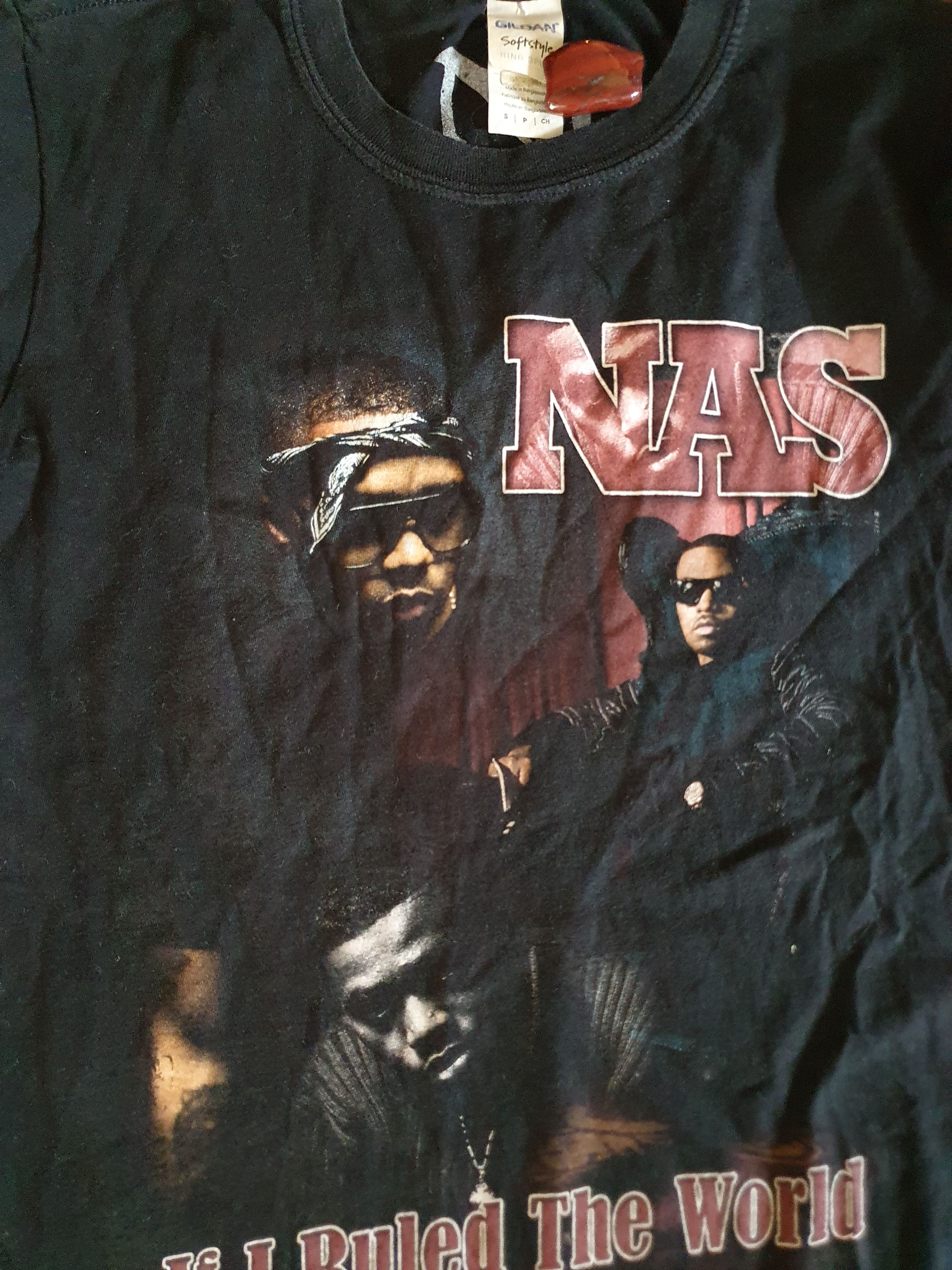 Nas × Rap Tees NAS If I Rule The World Rap t-shirt sz S Size US S / EU 44-46 / 1 - 4 Thumbnail