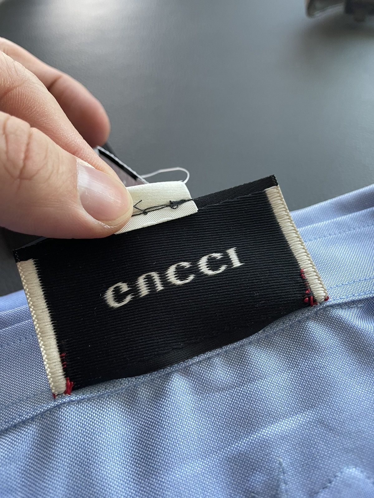 Gucci $1,800 Value Super Runway Rare Embroidery Oxford Shirt New Size US L / EU 52-54 / 3 - 16 Thumbnail