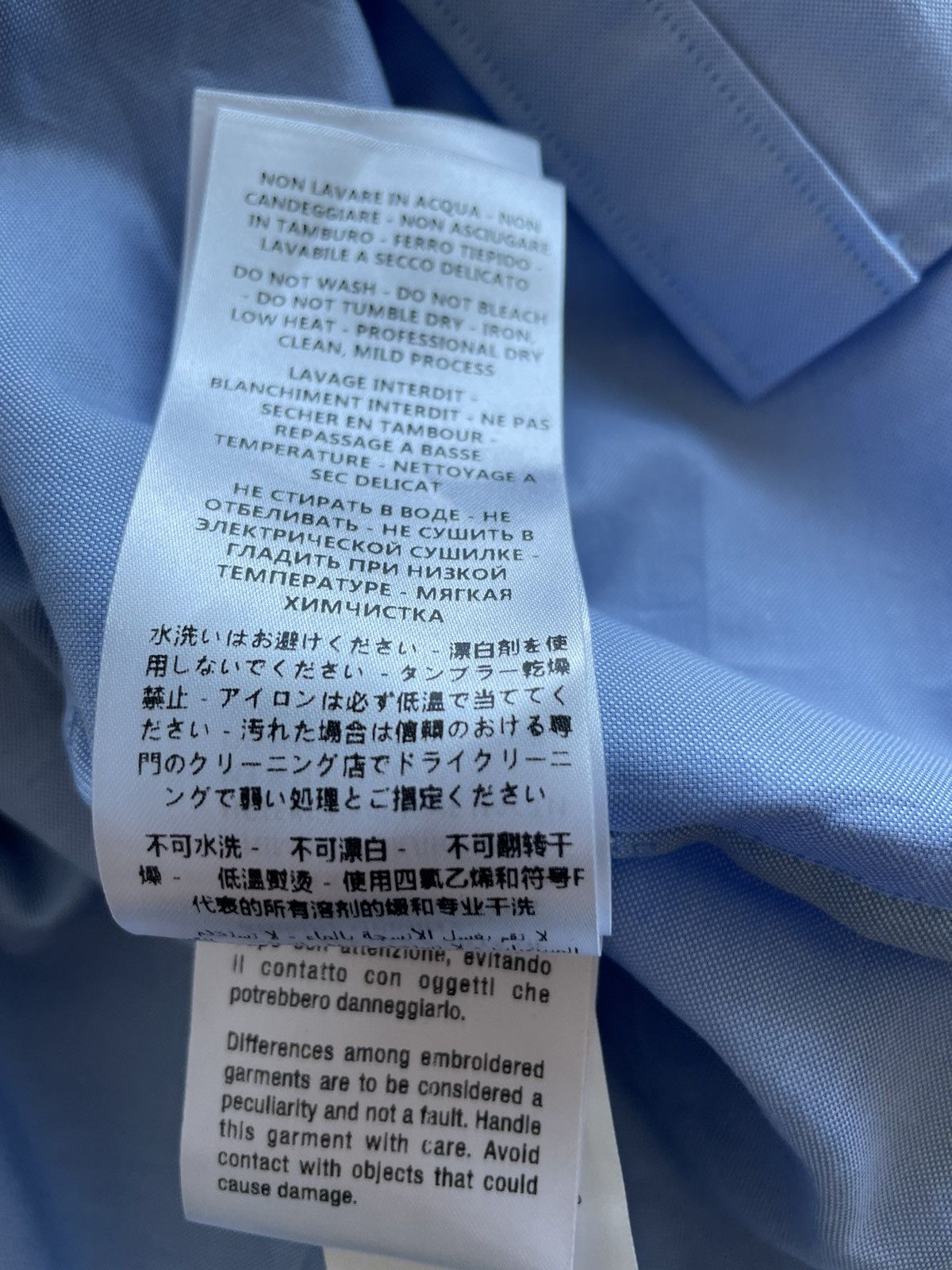 Gucci $1,800 Value Super Runway Rare Embroidery Oxford Shirt New Size US L / EU 52-54 / 3 - 21 Thumbnail