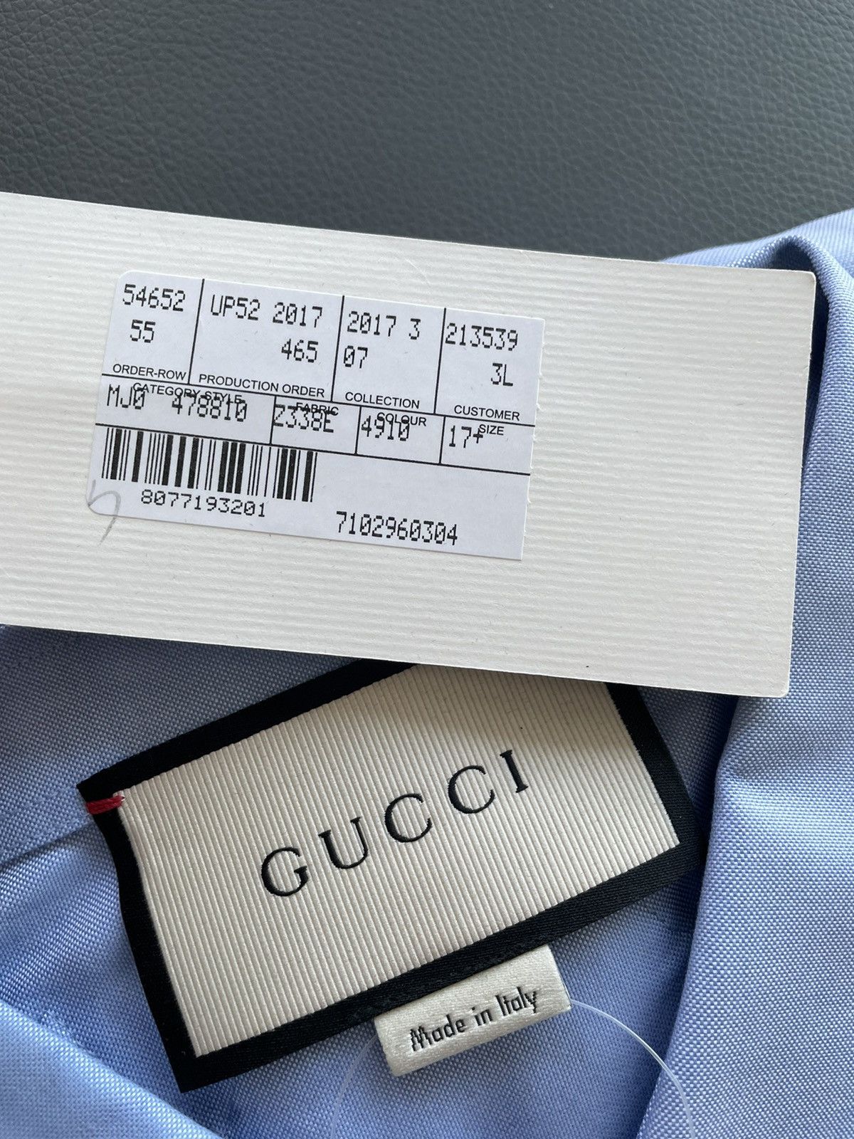 Gucci $1,800 Value Super Runway Rare Embroidery Oxford Shirt New Size US L / EU 52-54 / 3 - 14 Thumbnail